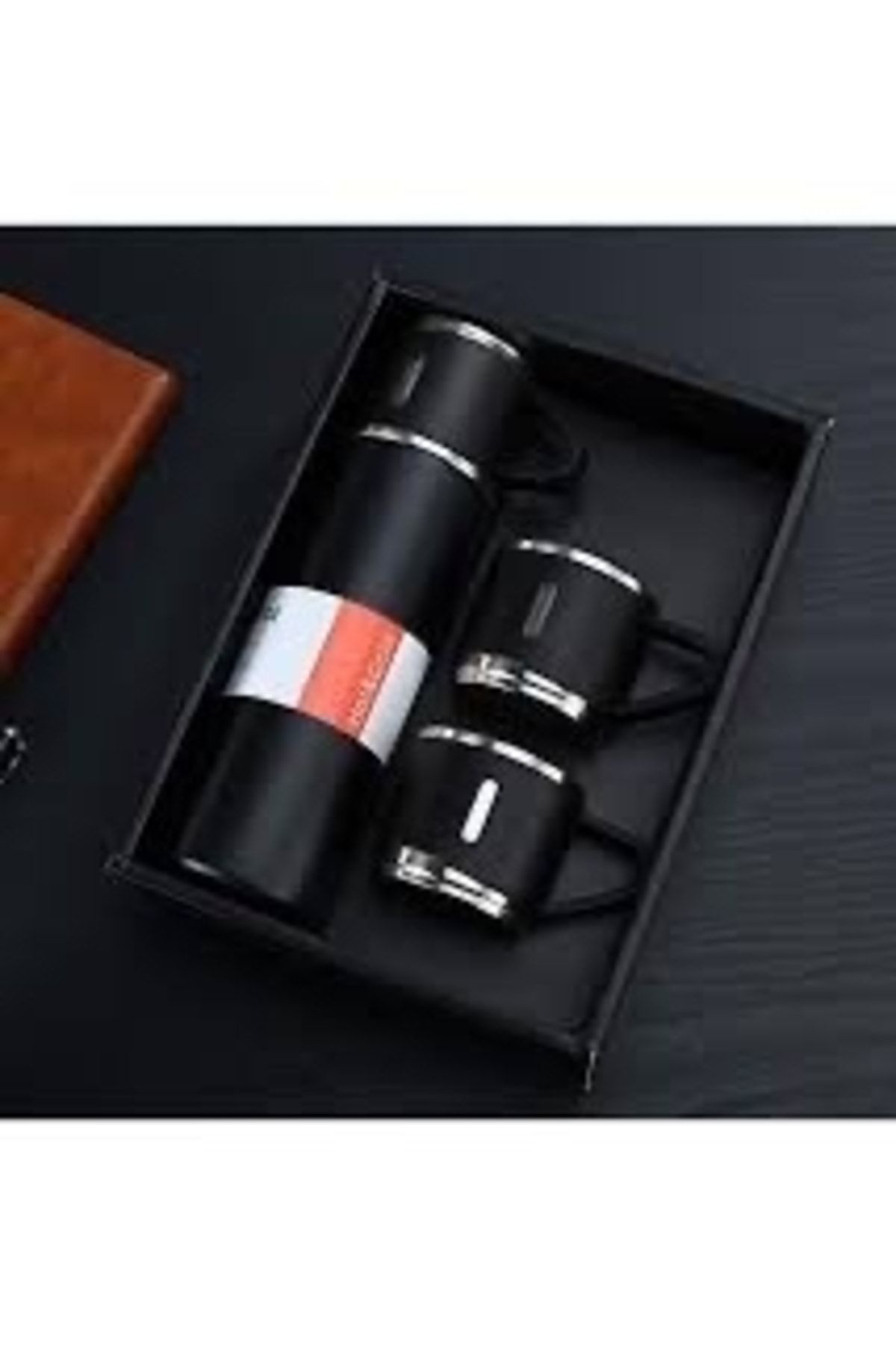 Kekikdükkan 3 Bardakli Çelik Termos