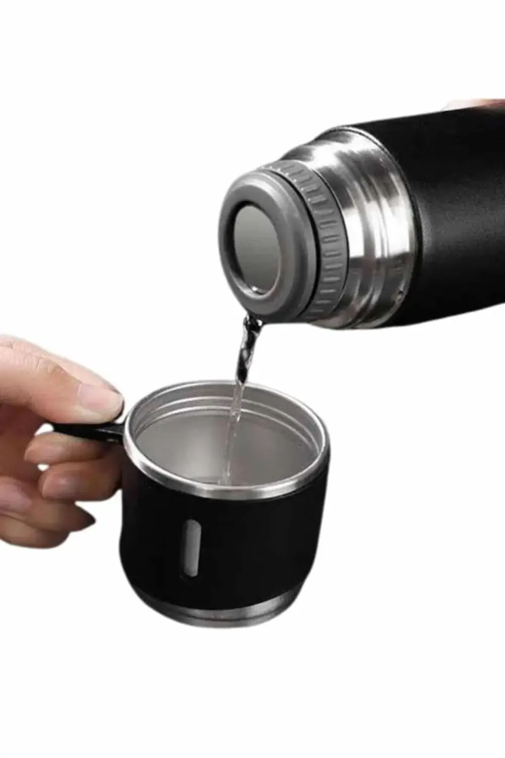 3 Bardaklı Termos Seti Anneler Gününe Özel Hediye Taşınabilir Sız