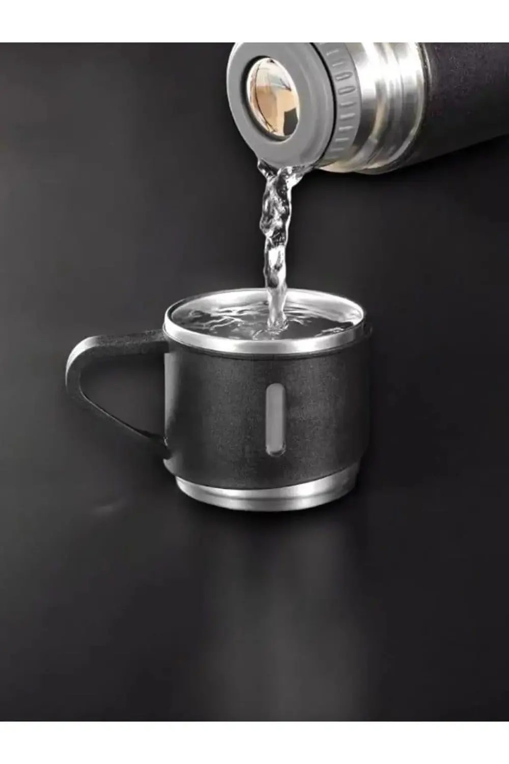 3 Bardaklı Termos Seti