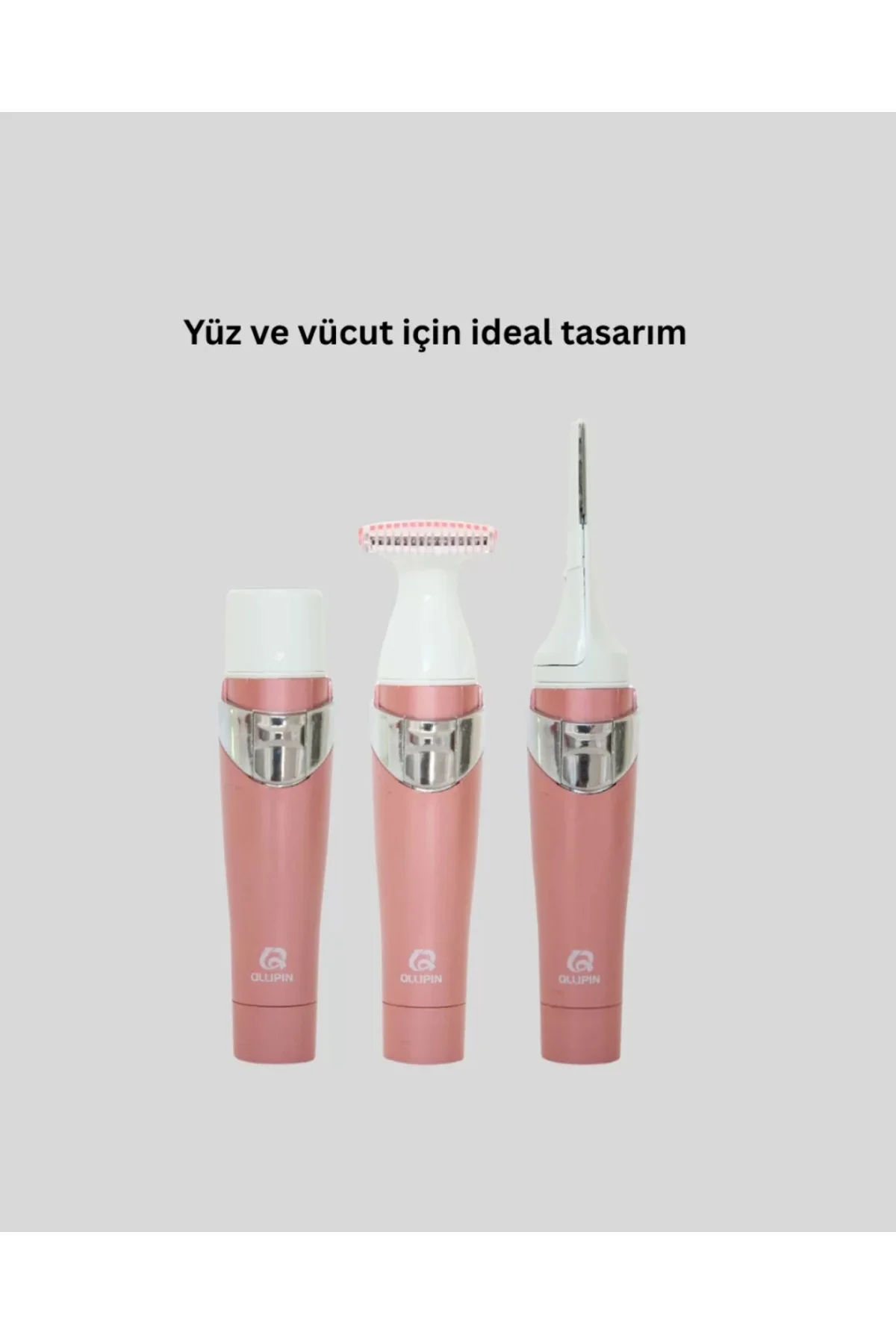 3 Başlıklı Kadın Yüz Ve Vücut Tüy Temizleme Makinesi