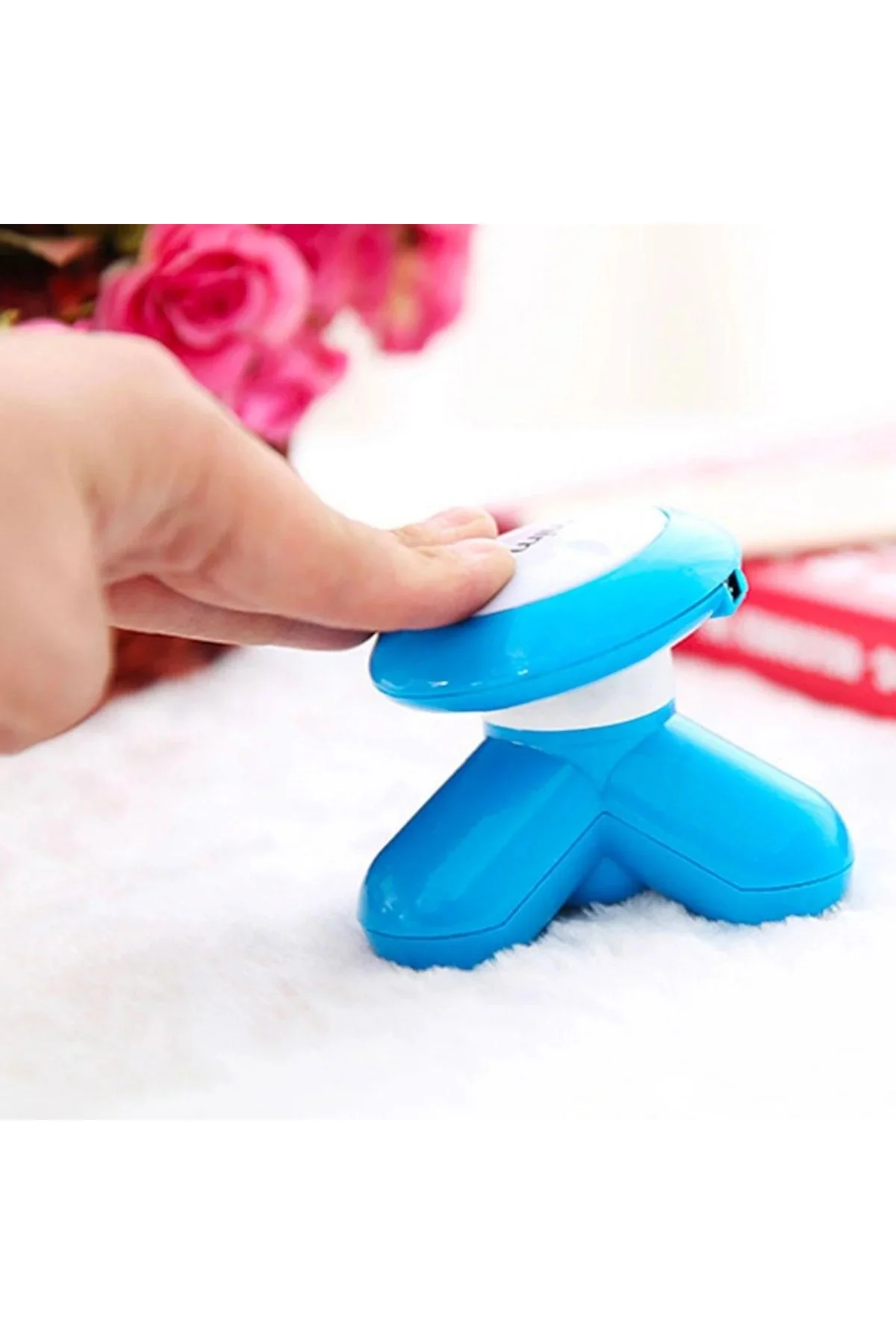 3 Başlıklı Titreşimli USB Şarjlı Mini El Masaj Aleti 3 Başlıklı Titreşimli USB Şarjlı Mini El Masaj Aleti