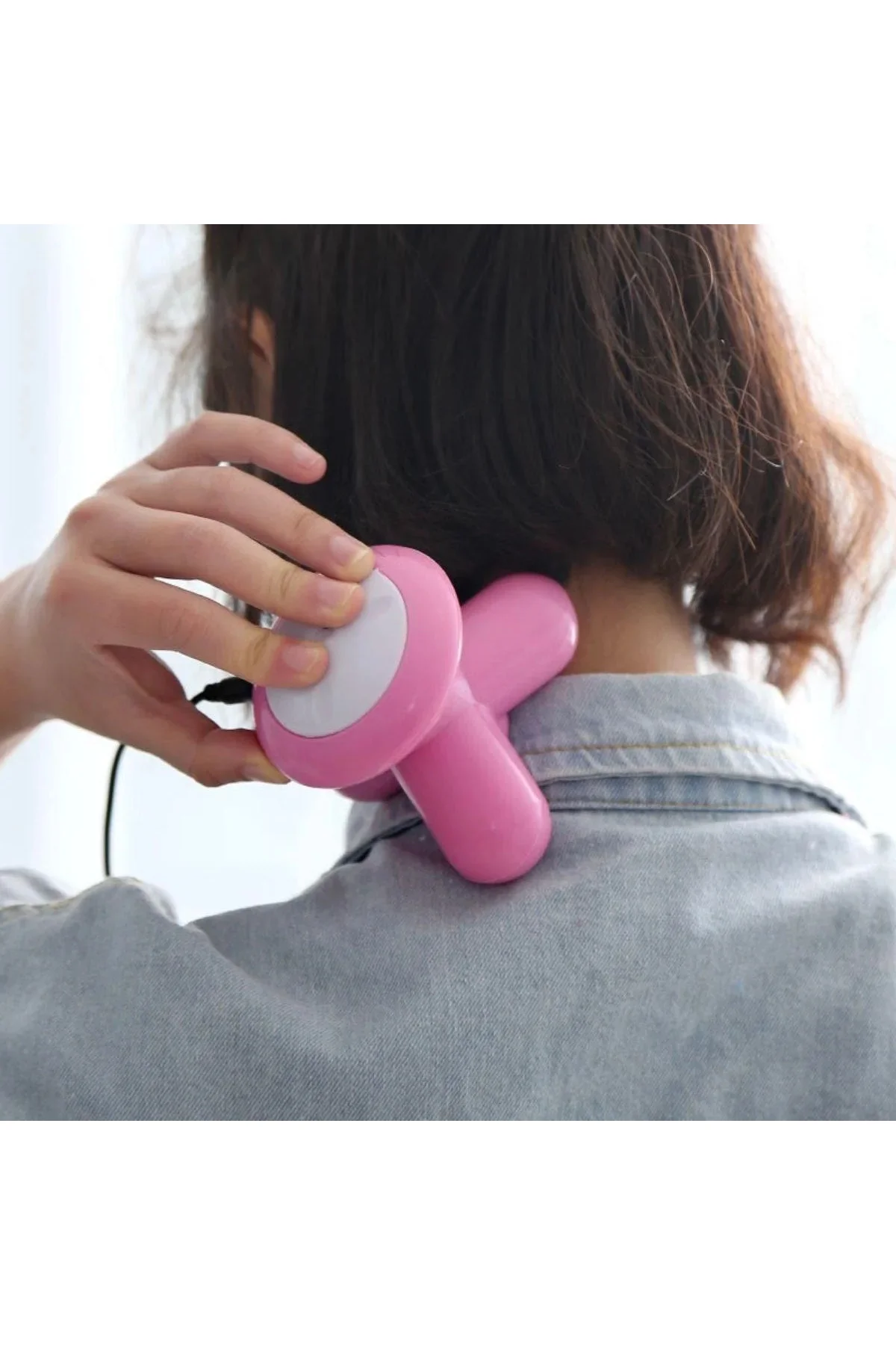 3 Başlıklı Titreşimli USB Şarjlı Mini El Masaj Aleti 3 Başlıklı Titreşimli USB Şarjlı Mini El Masaj Aleti