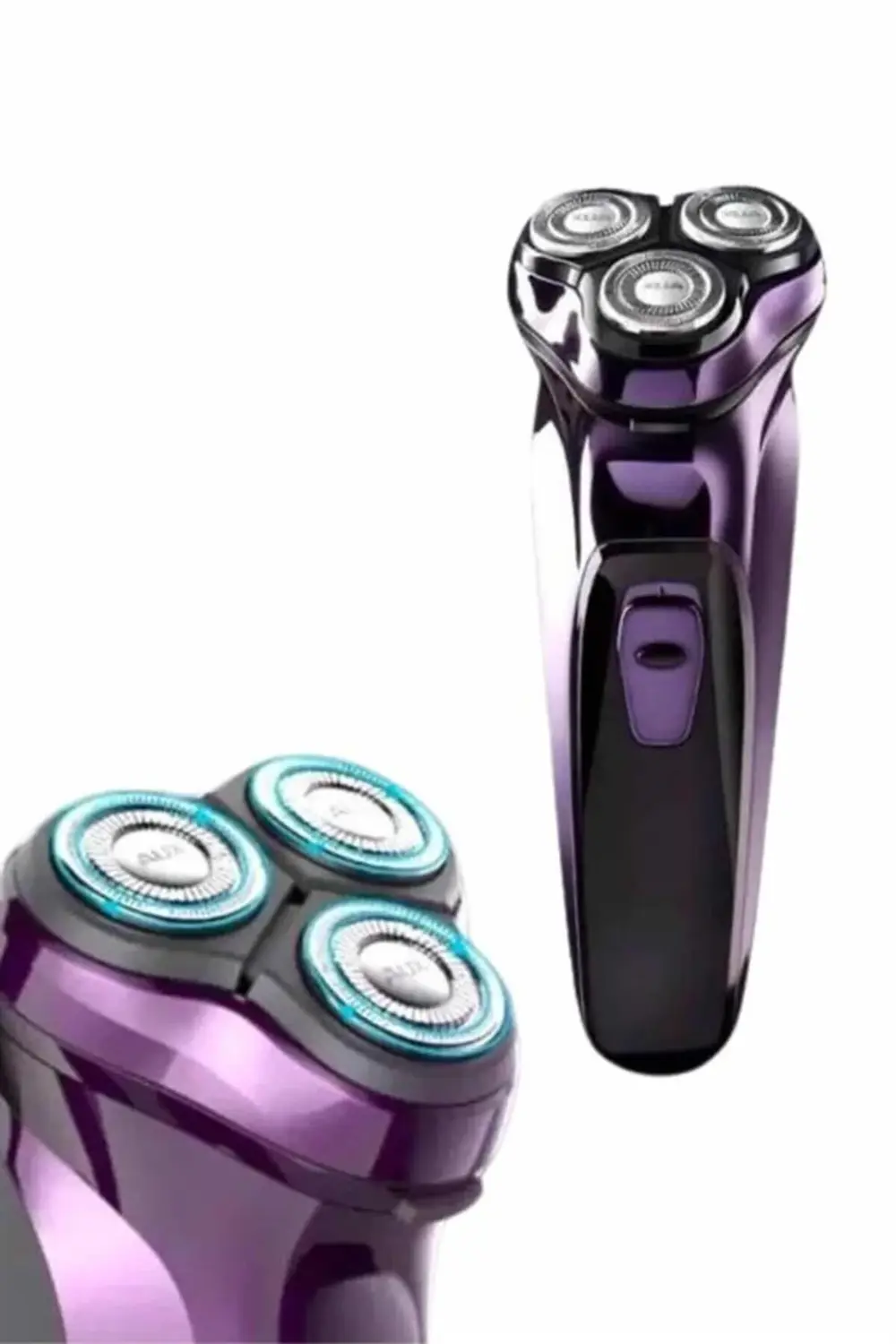 3 Bıçaklı Döner Başlıklı Sakal Sıfır Alma Tıraş Makinesi Profesyo