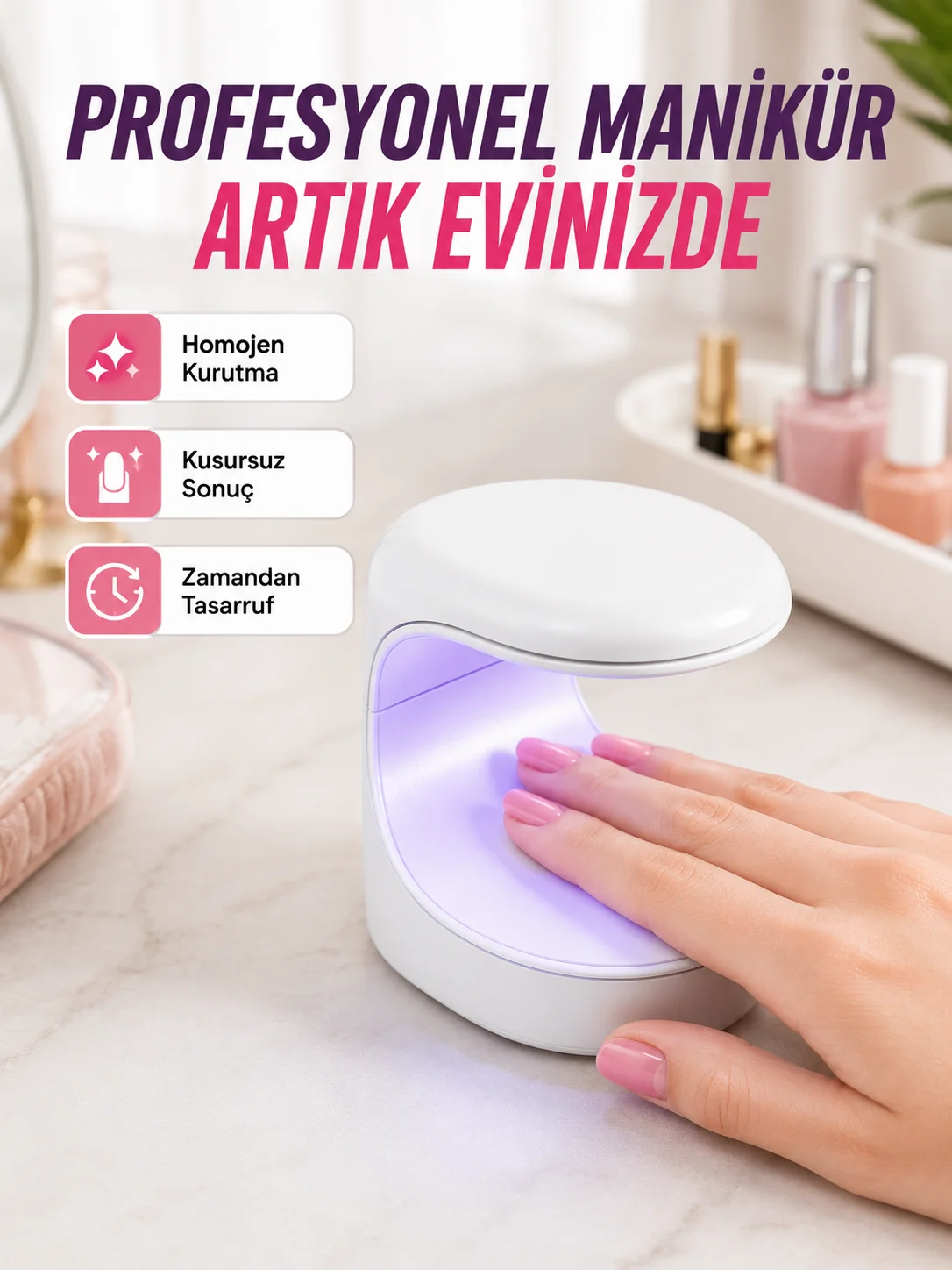 3 Boncuklu Hızlı Kurutucu – 30 Saniyede Etkili Sabitleme Yeni Nesil