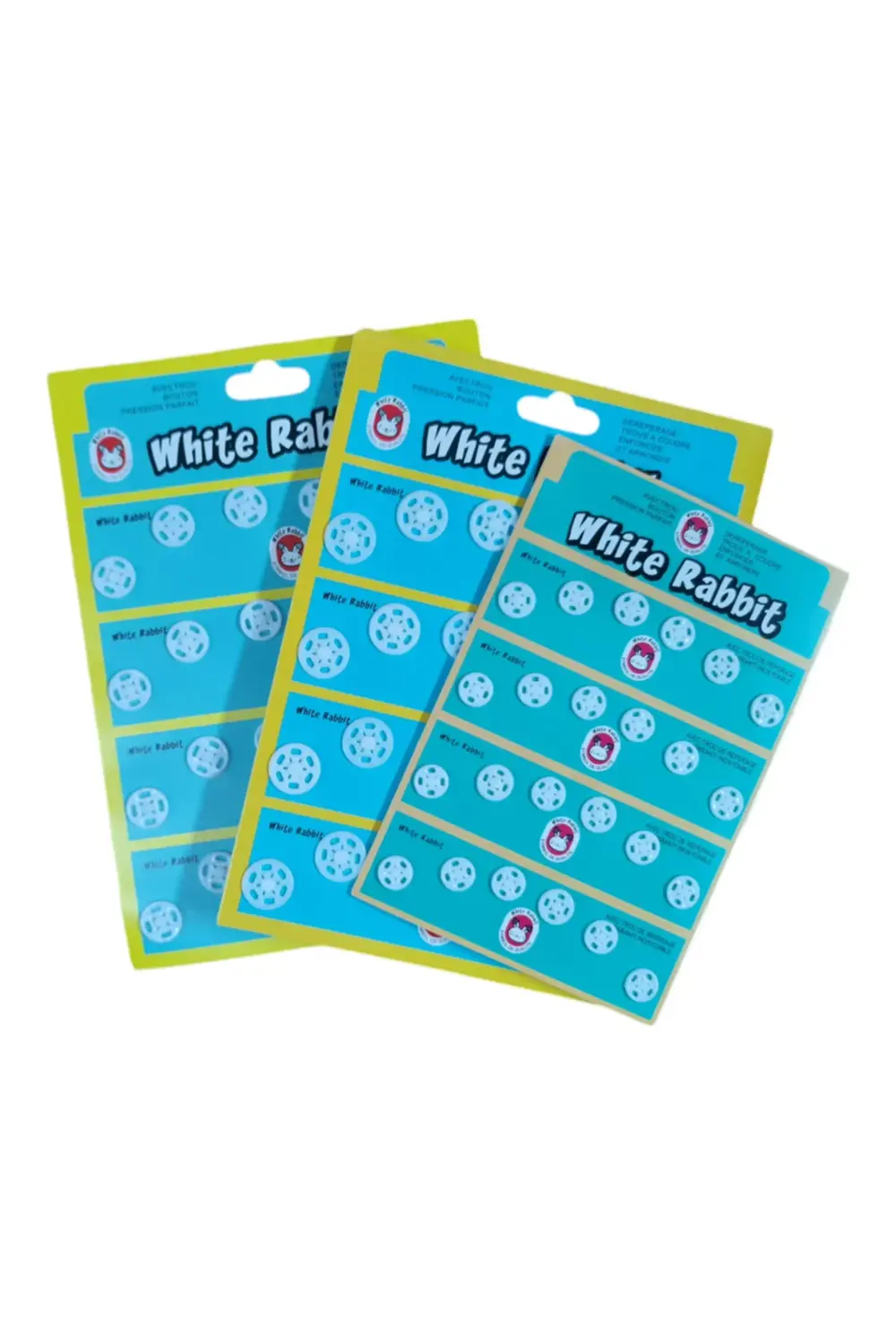 Tuhafiyecimiz 3 Boy Dikmeli Plastik Çıtçıt Seti - 72 Adet 10Mm / 12Mm / 15Mm Be