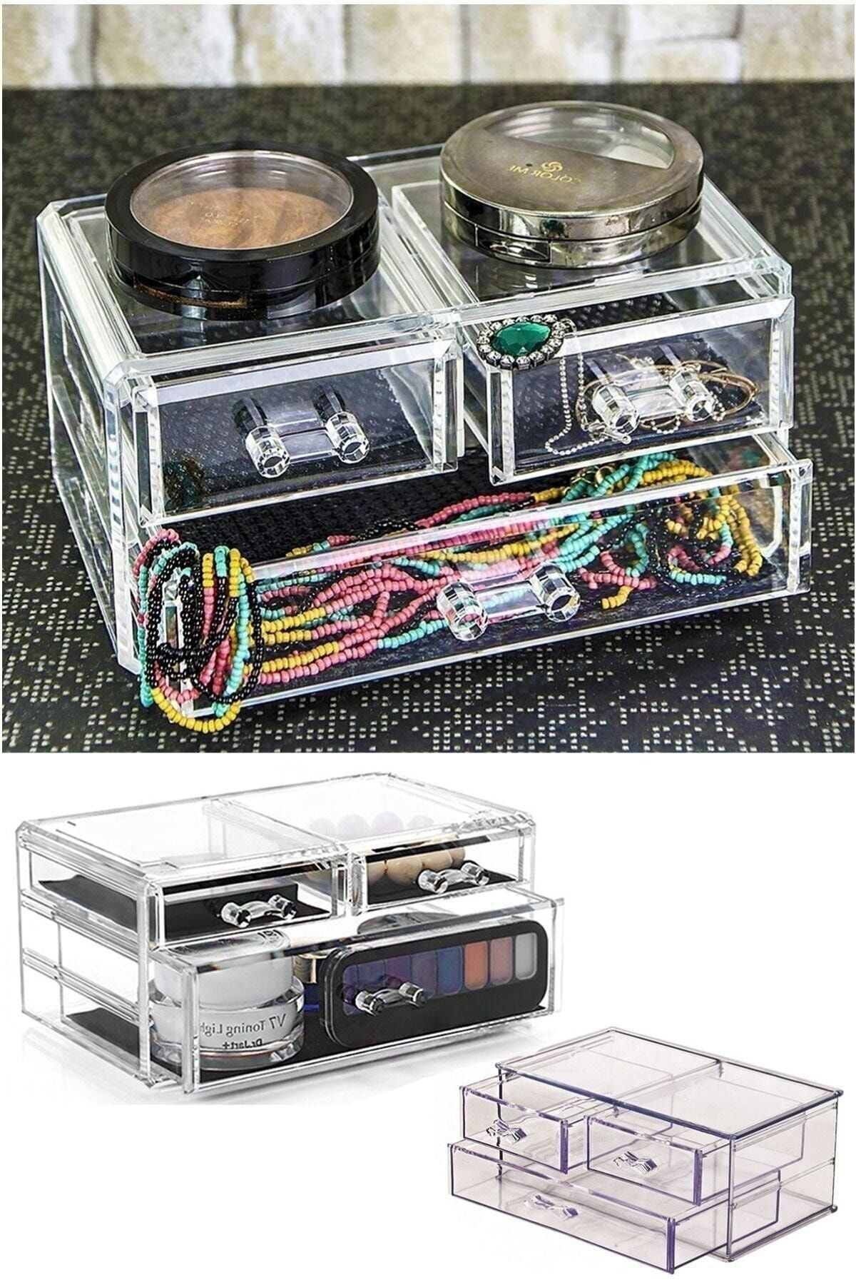 Bee Home 3 Çekmeceli Çok Amaçli Ürün Düzenleyicisi Ak634