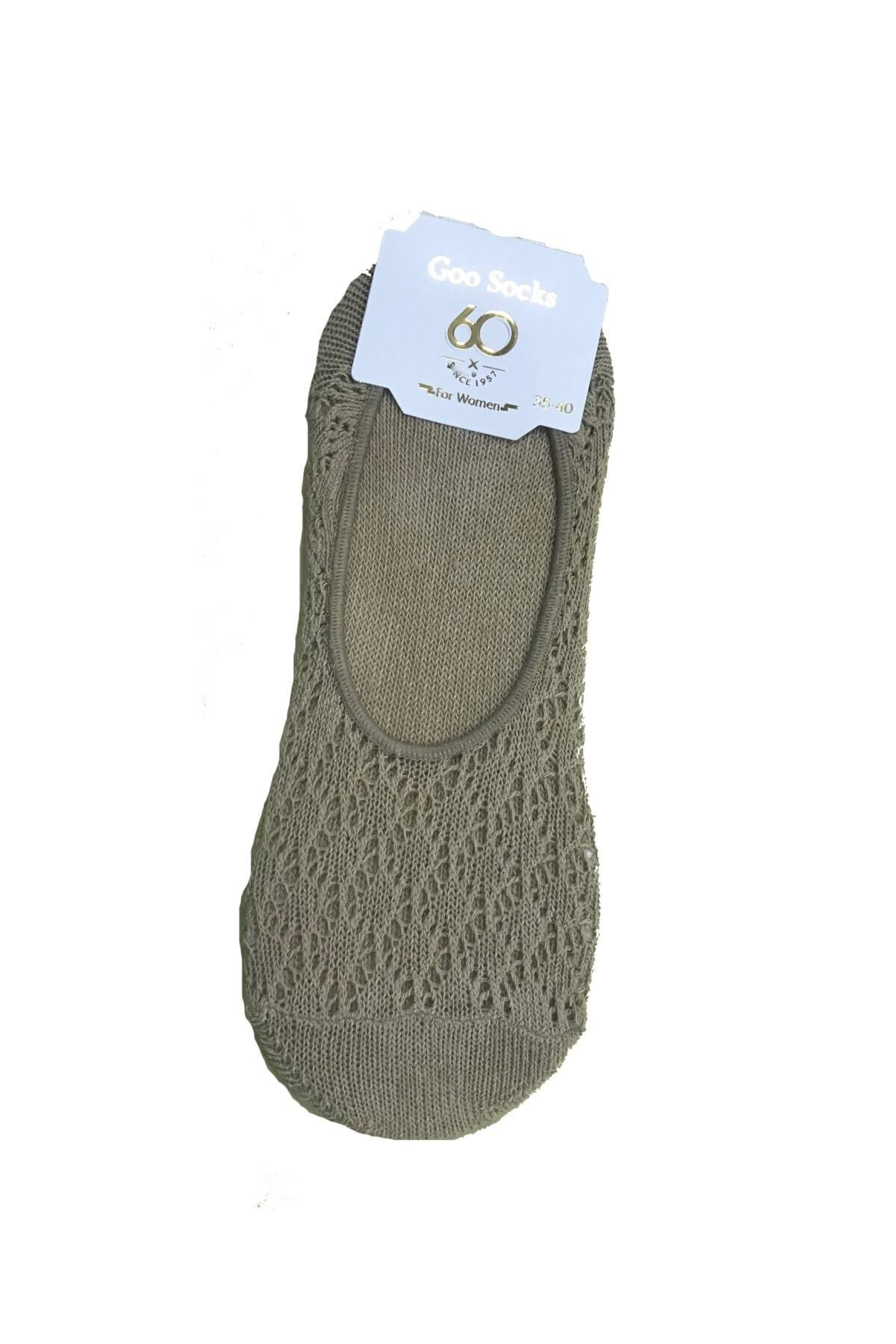 3 Çift Beyaz Renk Fileli Babet Çorap