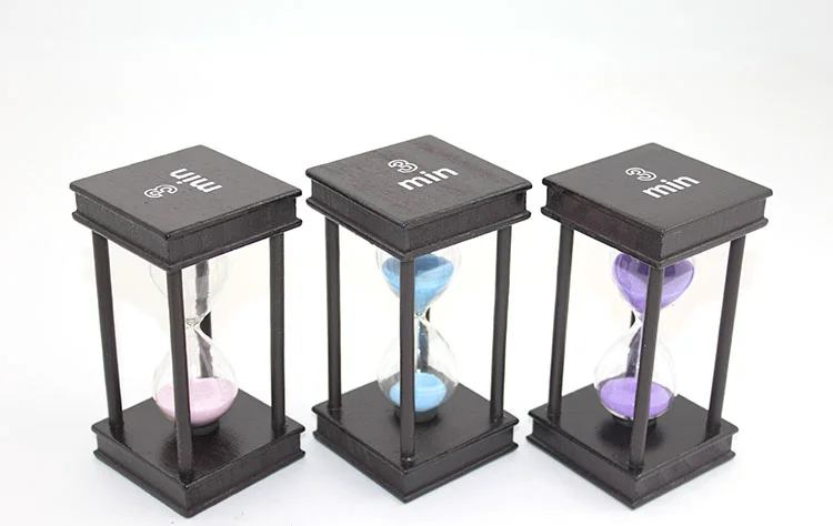 3 Dakikalık Ahşap Kum Saati