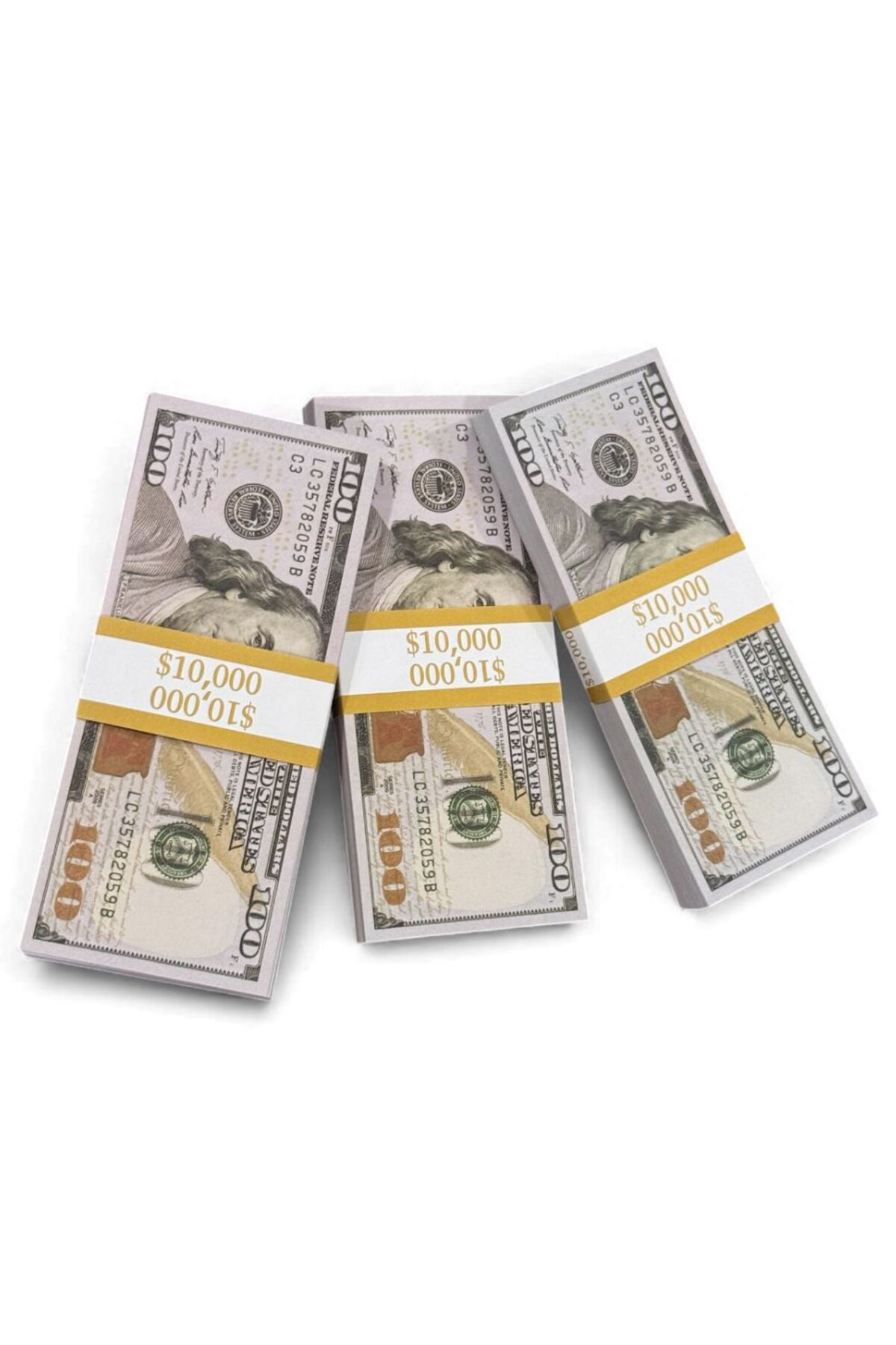 3 Deste 100$ Joke Money – Düğün Parası, Şaka, Koleksiyon Parası