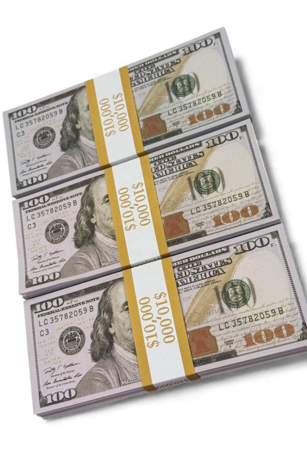 3 Deste 100$ Joke Money – Düğün Parası, Şaka, Koleksiyon Parası