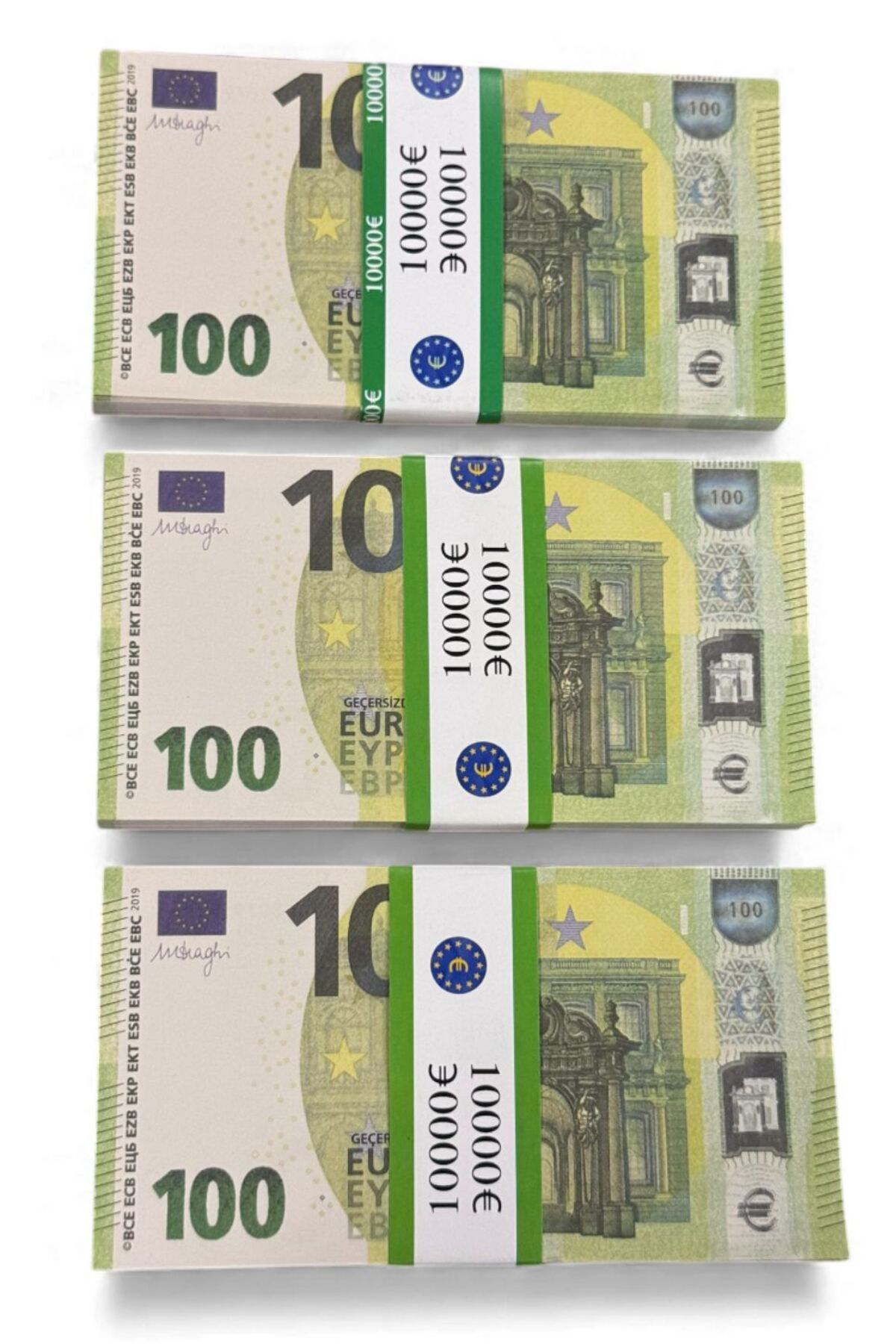 3 Deste 100 € Prop Money – Film, Fotoğraf, Sahne, Düğün, Parti ve