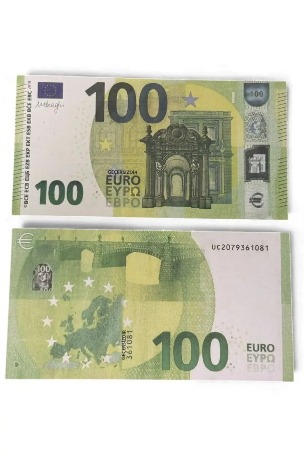 3 Deste 50 € + 3 Deste 100 € Düğün Atma ve Kına İçin Eğlencelik,
