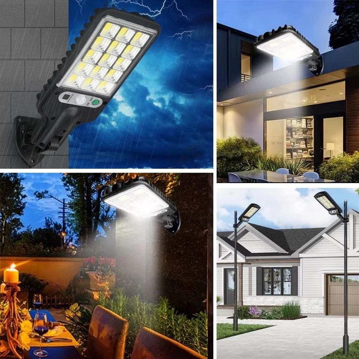 3 Farklı Işık Modlu Güneş Enerjisiyle Şarj Olan Dış Mekan Uyumlu Kumandalı Solar Duvar LEDİ Fiyatı, Yorumları ve Özellikleri