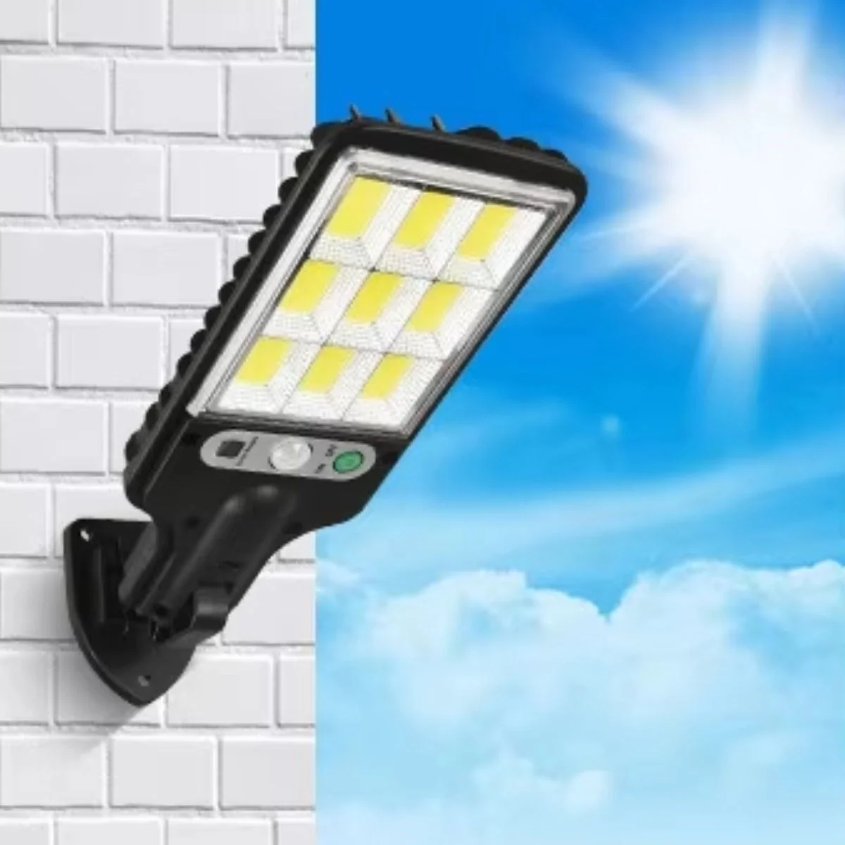 3 Farklı Işık Modlu Güneş Enerjisiyle Şarj Olan Dış Mekan Uyumlu Kumandalı Solar Duvar LEDİ Fiyatı, Yorumları ve Özellikleri