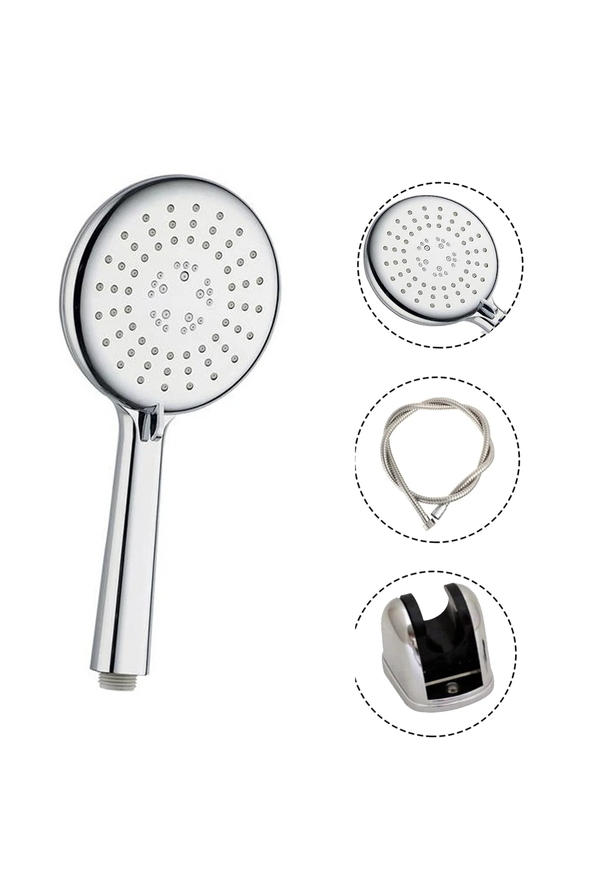 Purvien 3 Fonksiyonlu Çevirmeli Duş Seti Model Venüs Mafsallı Duş Seti 3