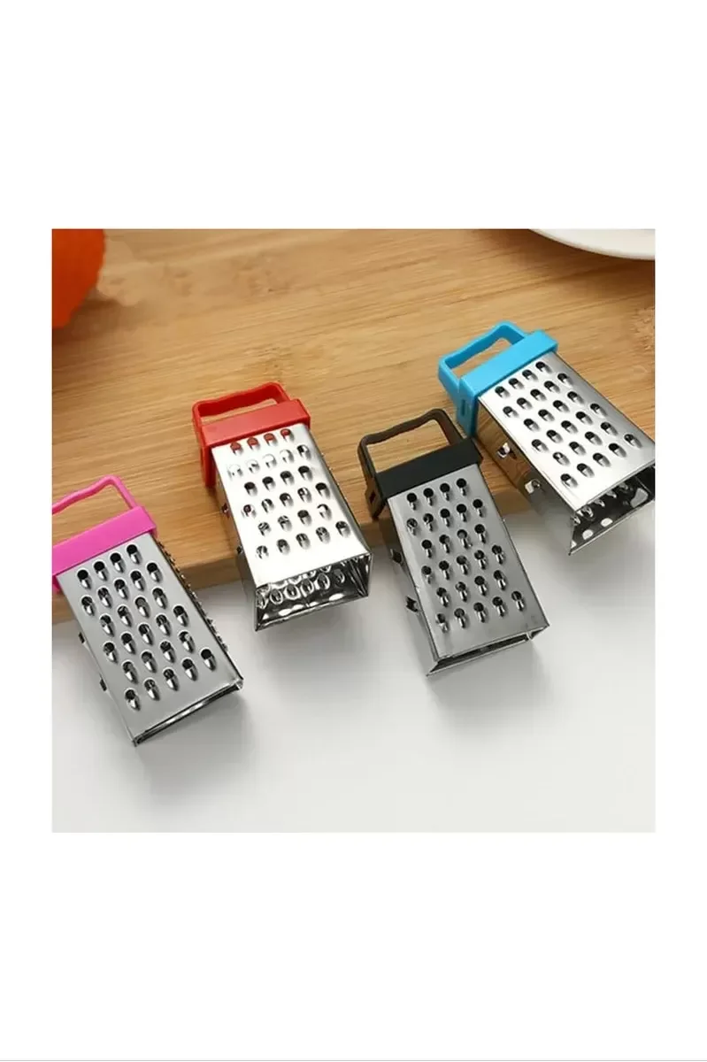 3 Fonksiyonlu Mıknatıslı Mini Sarımsak Peynir Rendesi 8 cm 1 Adet
