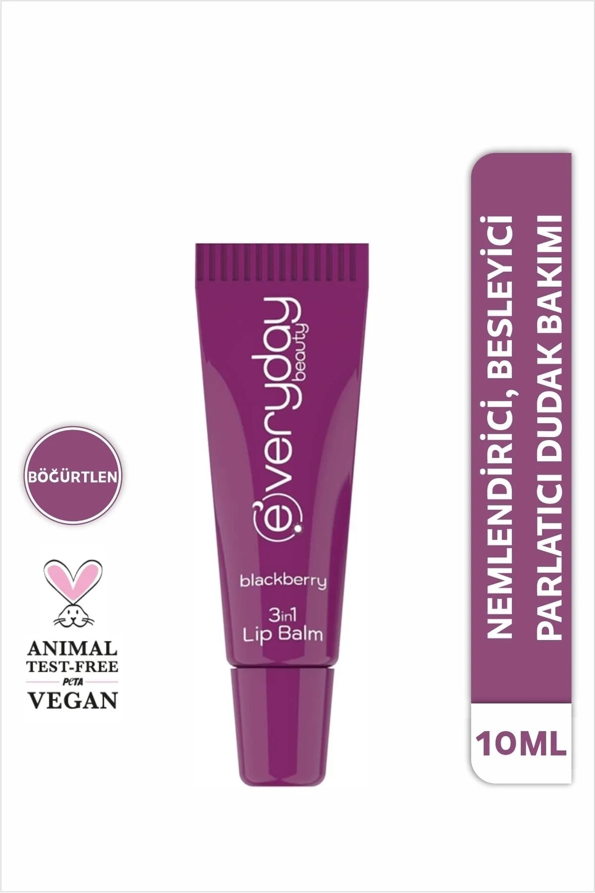 3 in 1 Lip Balm 4lü Karma Set Çilek Böğürtlen Aloe Vera Kahve 4 x 10 ml 3 in 1 Lip Balm 4lü Karma Set Çilek Böğürtlen Aloe Vera Kahve 4 x 10 ml - Görsel 3