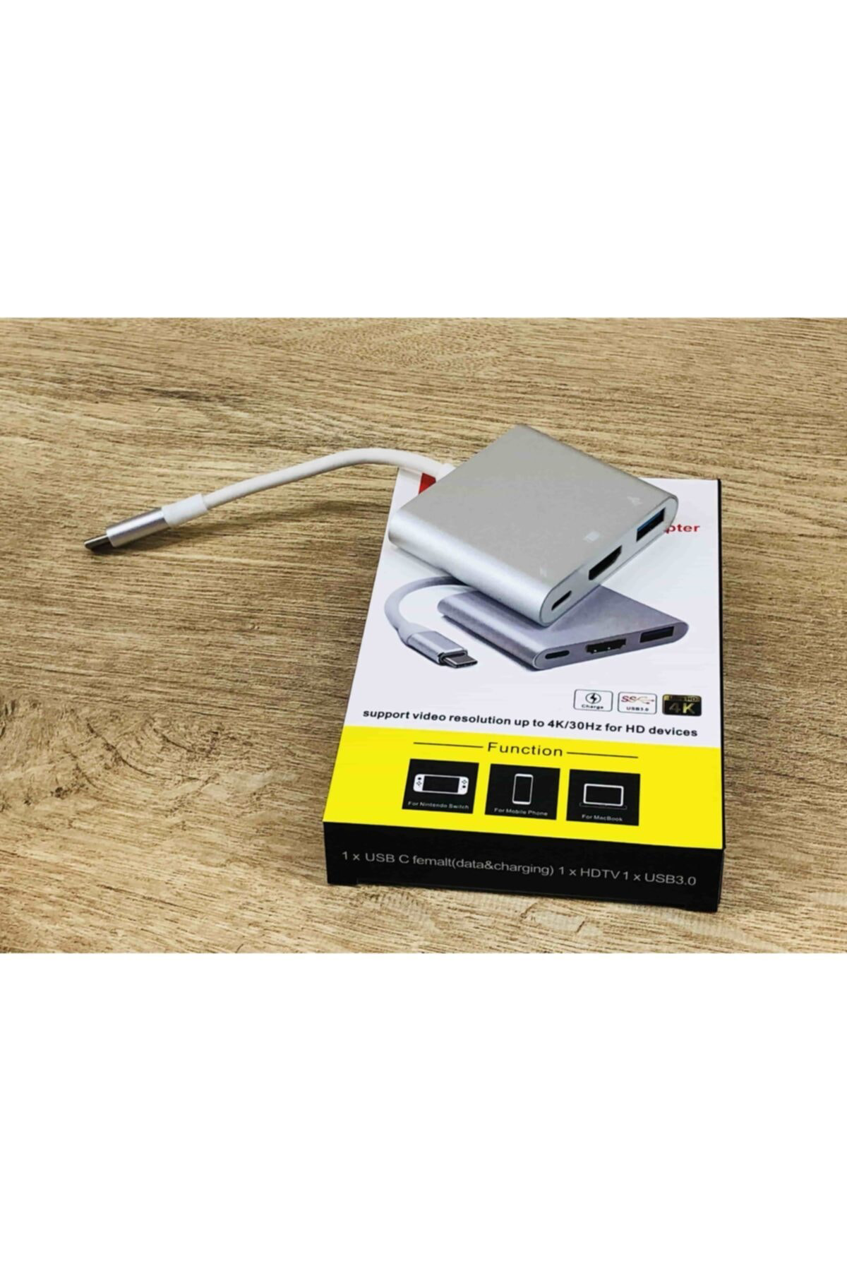 3 In 1 Type C Hdmı Usb Çevirici Apple Macbook Ipad Iphone Huawei 