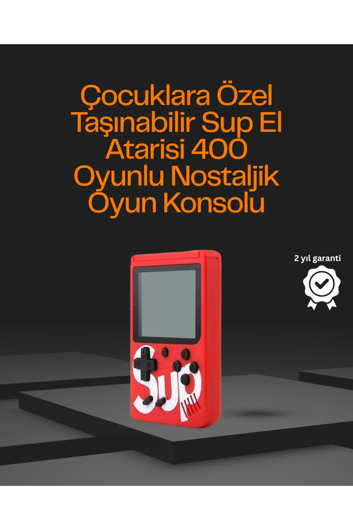 3 İnç Ekranlı Klasik Oyunlu El Konsolu