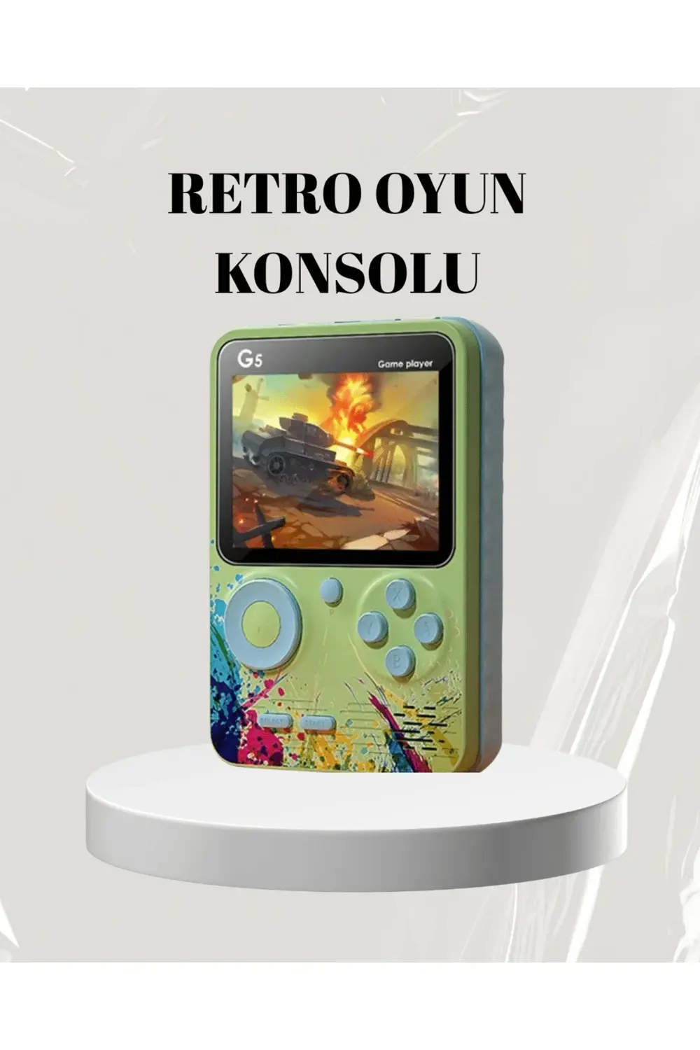 3 İnç Renkli Ekranlı Taşınabilir El Konsolu – G5 Modeli