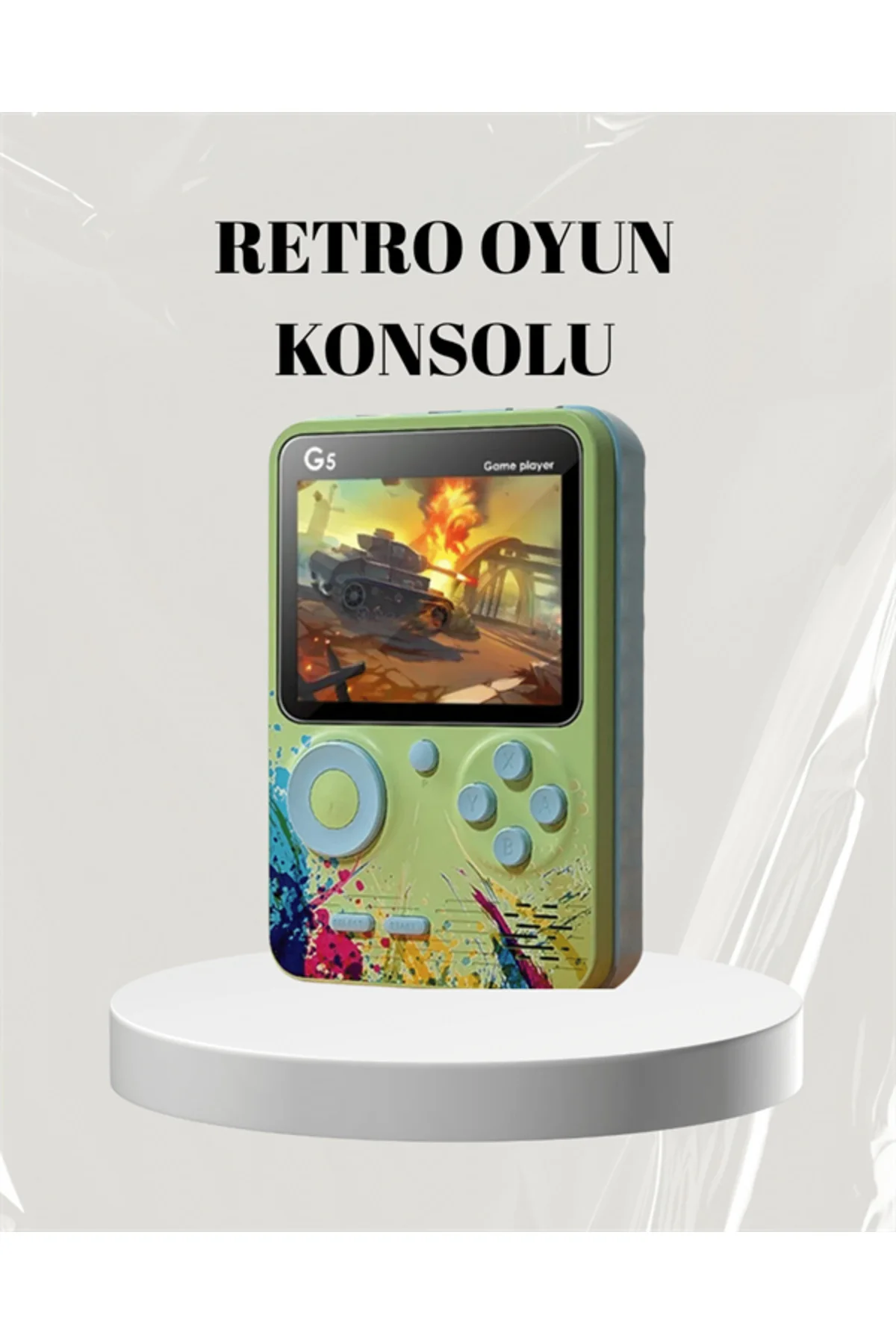 3 İnç Renkli Ekranlı Taşınabilir El Konsolu – G5 Modeli