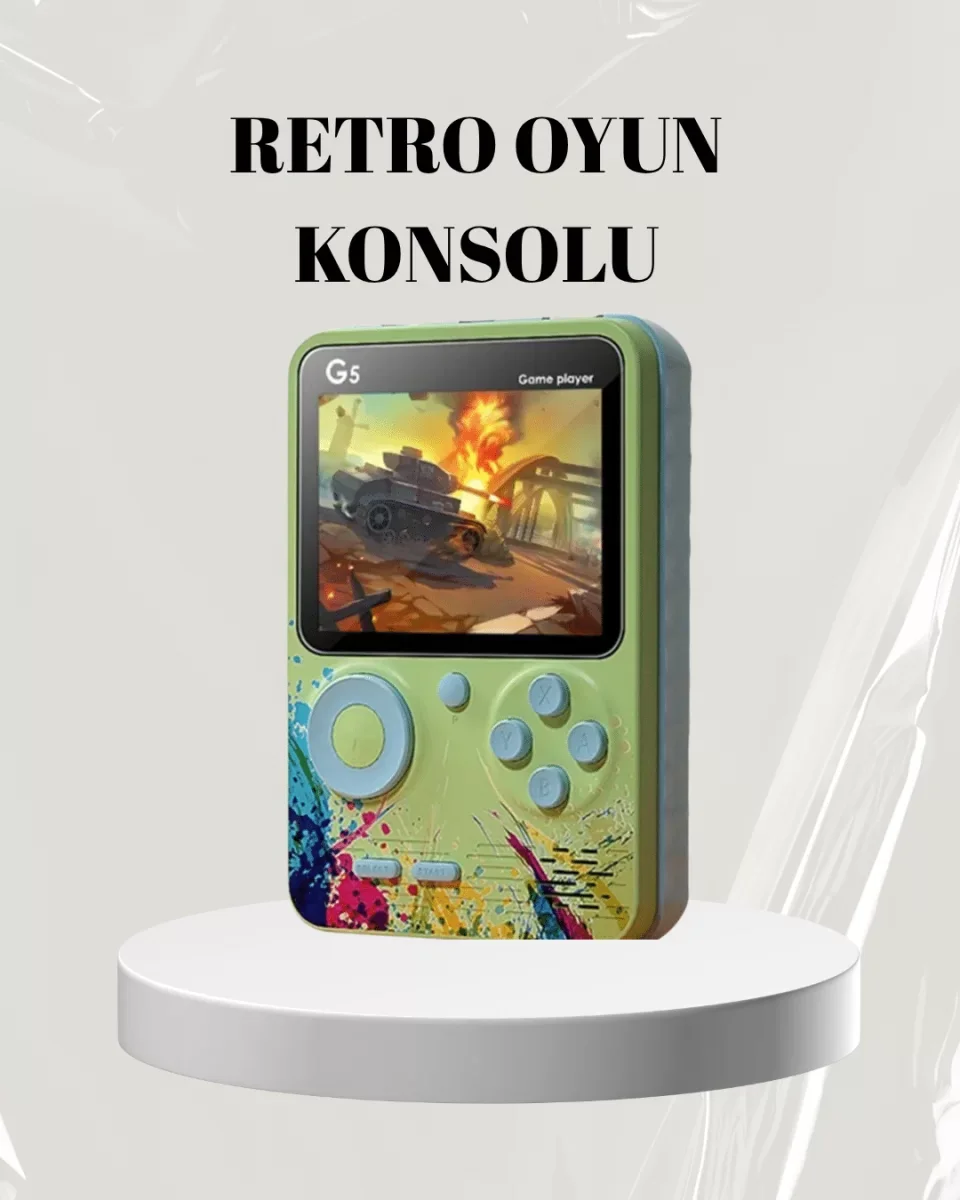 3 İnç Renkli Ekranlı Taşınabilir El Konsolu – G5 Modeli - Lisinya