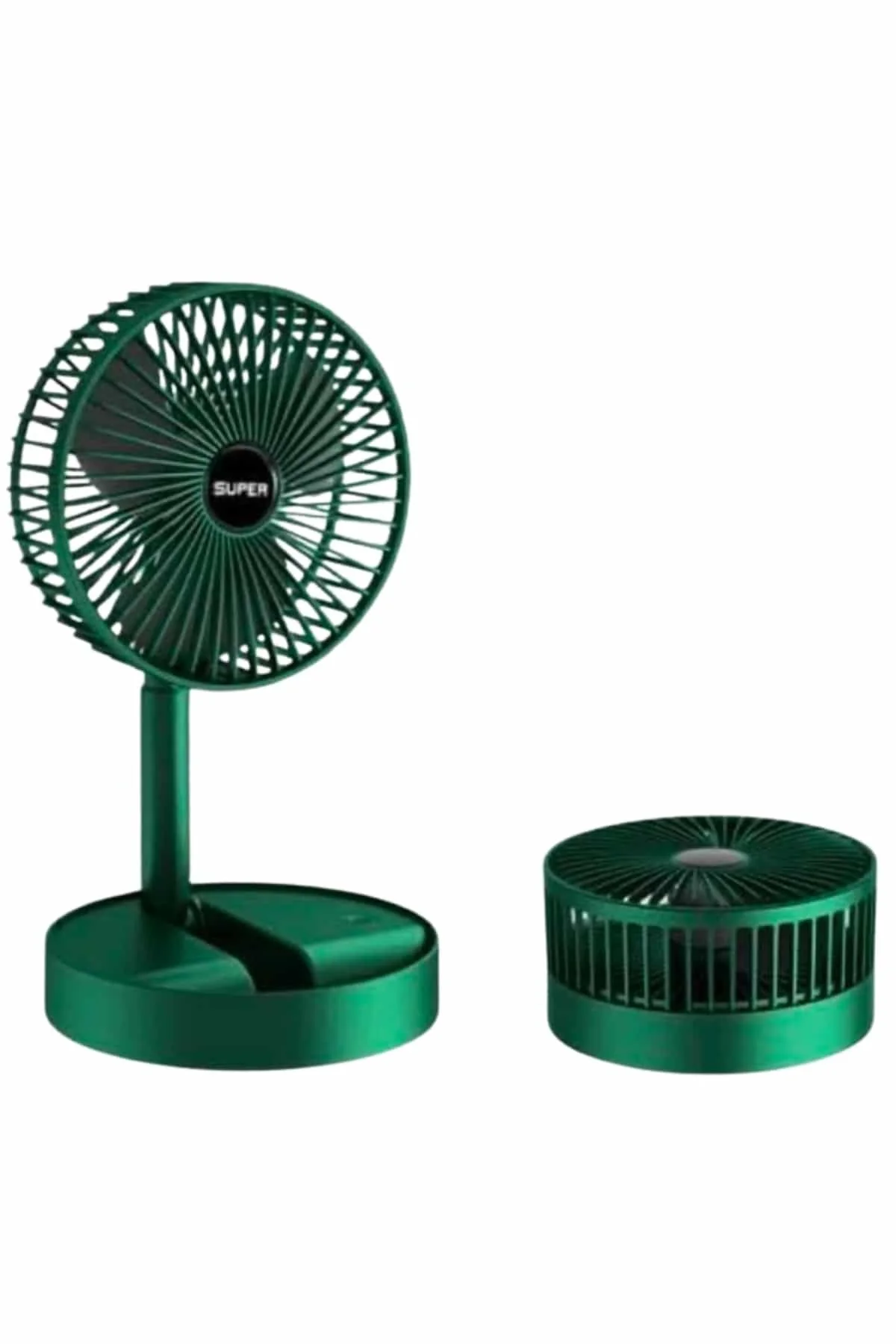 3 Kademe Hız Ayarlı Vantilatör Telefon Standlı Şarjlı Katlanabili