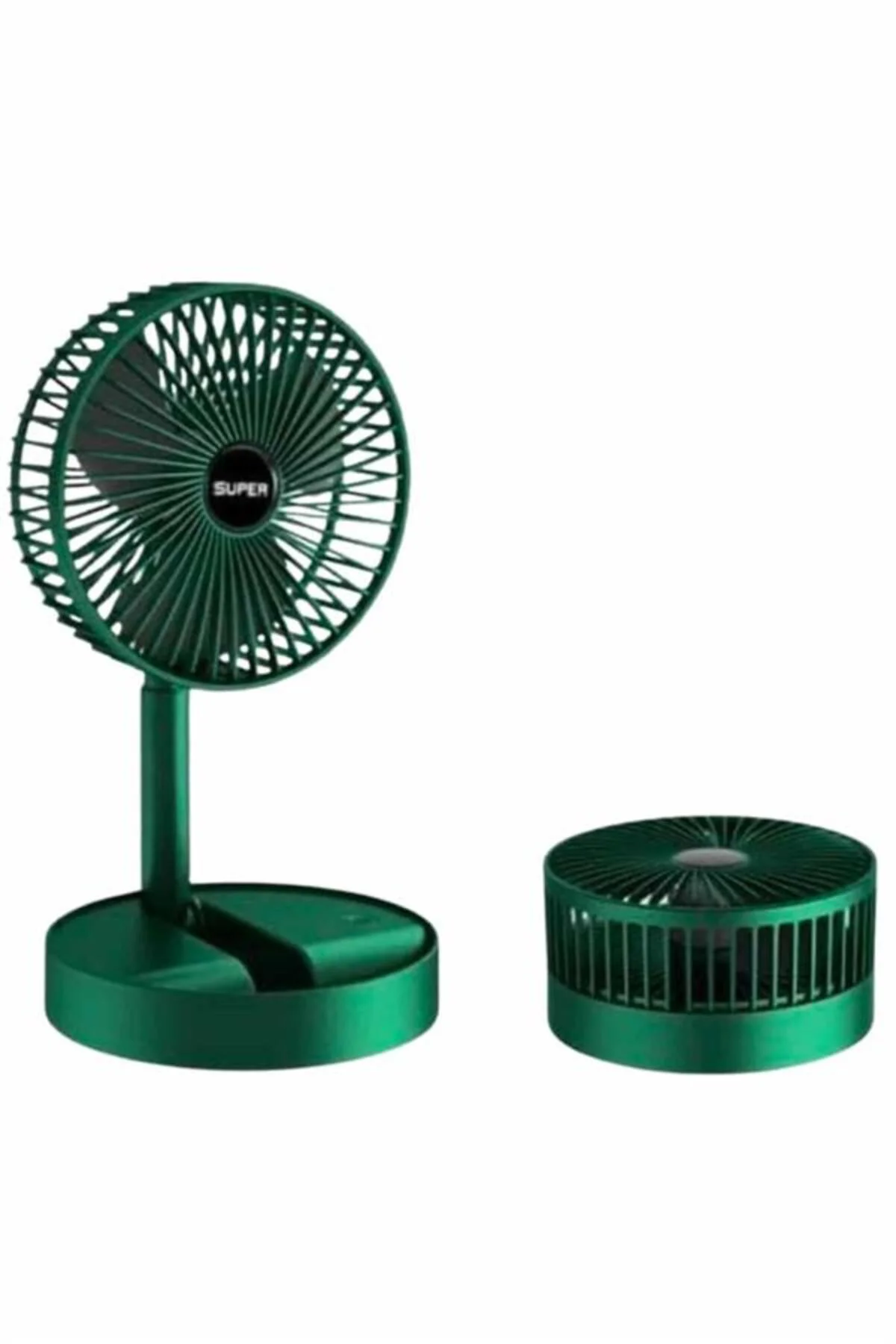 3 Kademe Hız Ayarlı Vantilatör Telefon Standlı Şarjlı Katlanabili