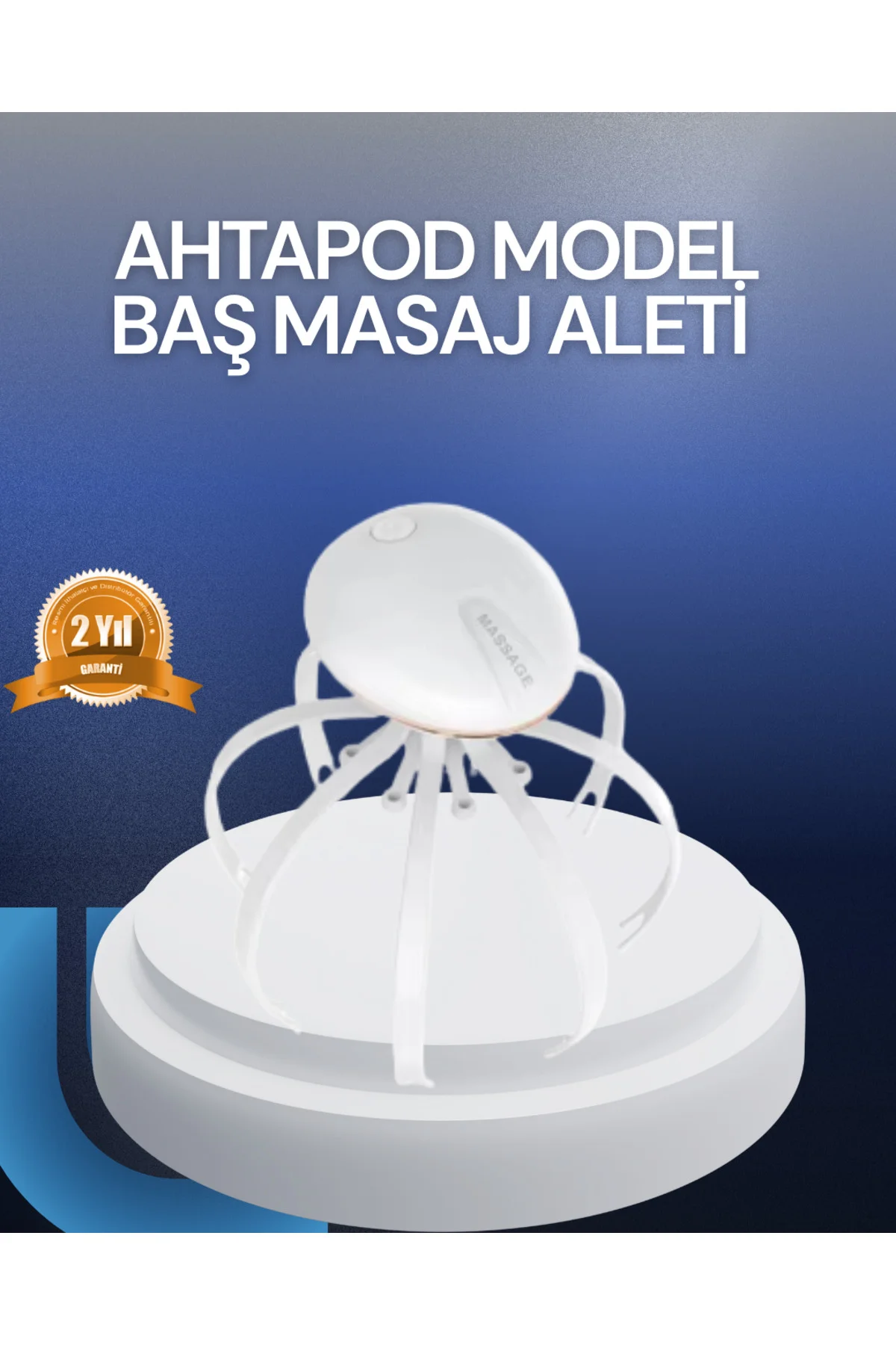 3 Kademeli Elektrikli Kafa Masaj Aleti Stres Giderici Ev Tipi Mas