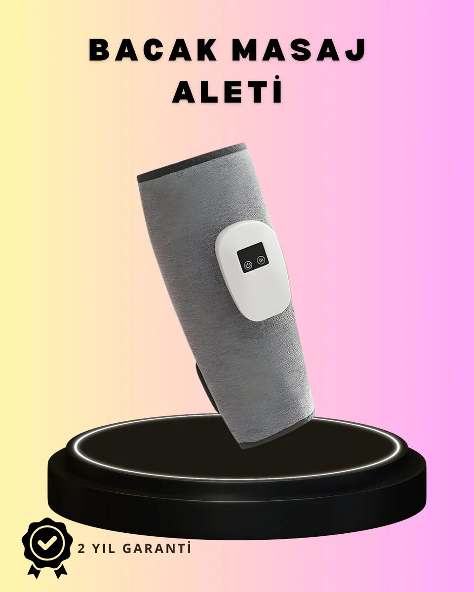 3 Kademeli Hava Basınçlı Isıtmalı Baldır Masaj Aleti – Titreşimli, Kablosuz ve 360° Tam Kapsamlı Rahatlama