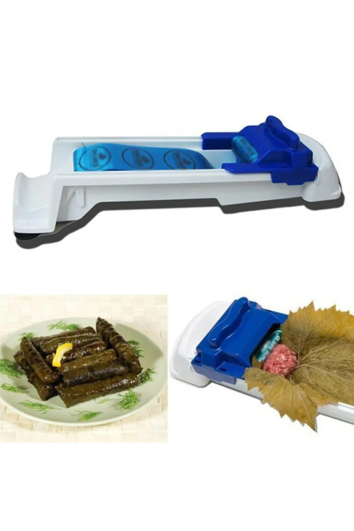 3 Kademeli Kalınlık Ayarlı Pratik Yaprak Sarma Makinesi 3 Kademeli Kalınlık Ayarlı Pratik Yaprak Sarma Makinesi