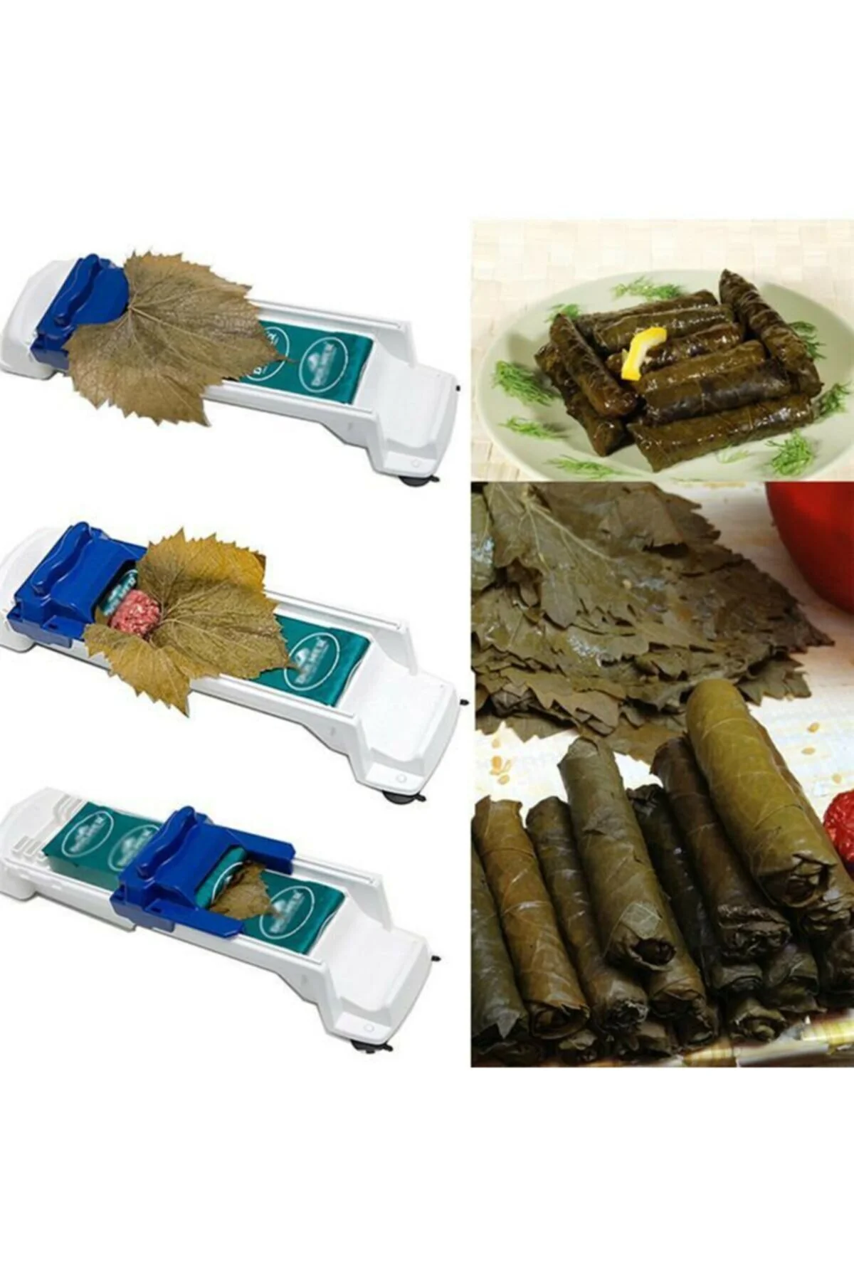 3 Kademeli Kalınlık Ayarlı Pratik Yaprak Sarma Makinesi 3 Kademeli Kalınlık Ayarlı Pratik Yaprak Sarma Makinesi