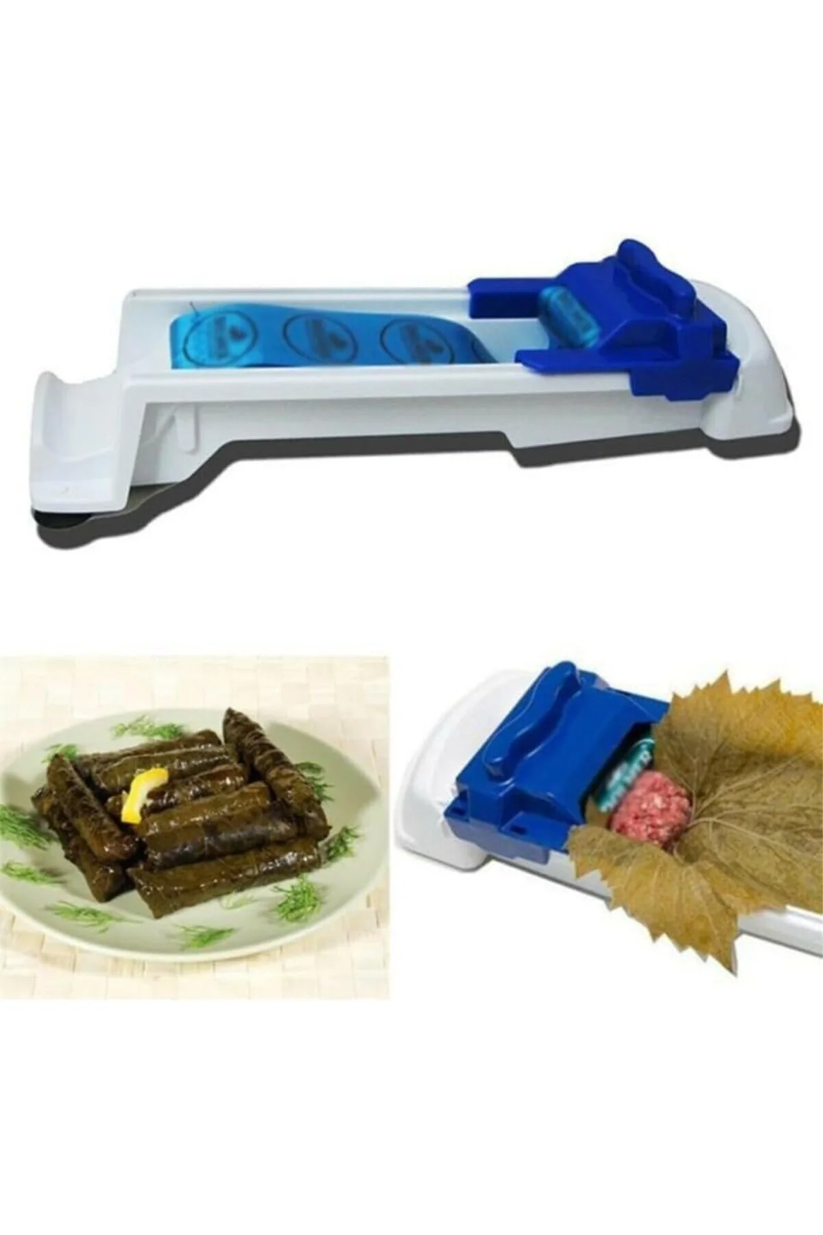 3 Kademeli Kalınlık Ayarlı Pratik Yaprak Sarma Makinesi