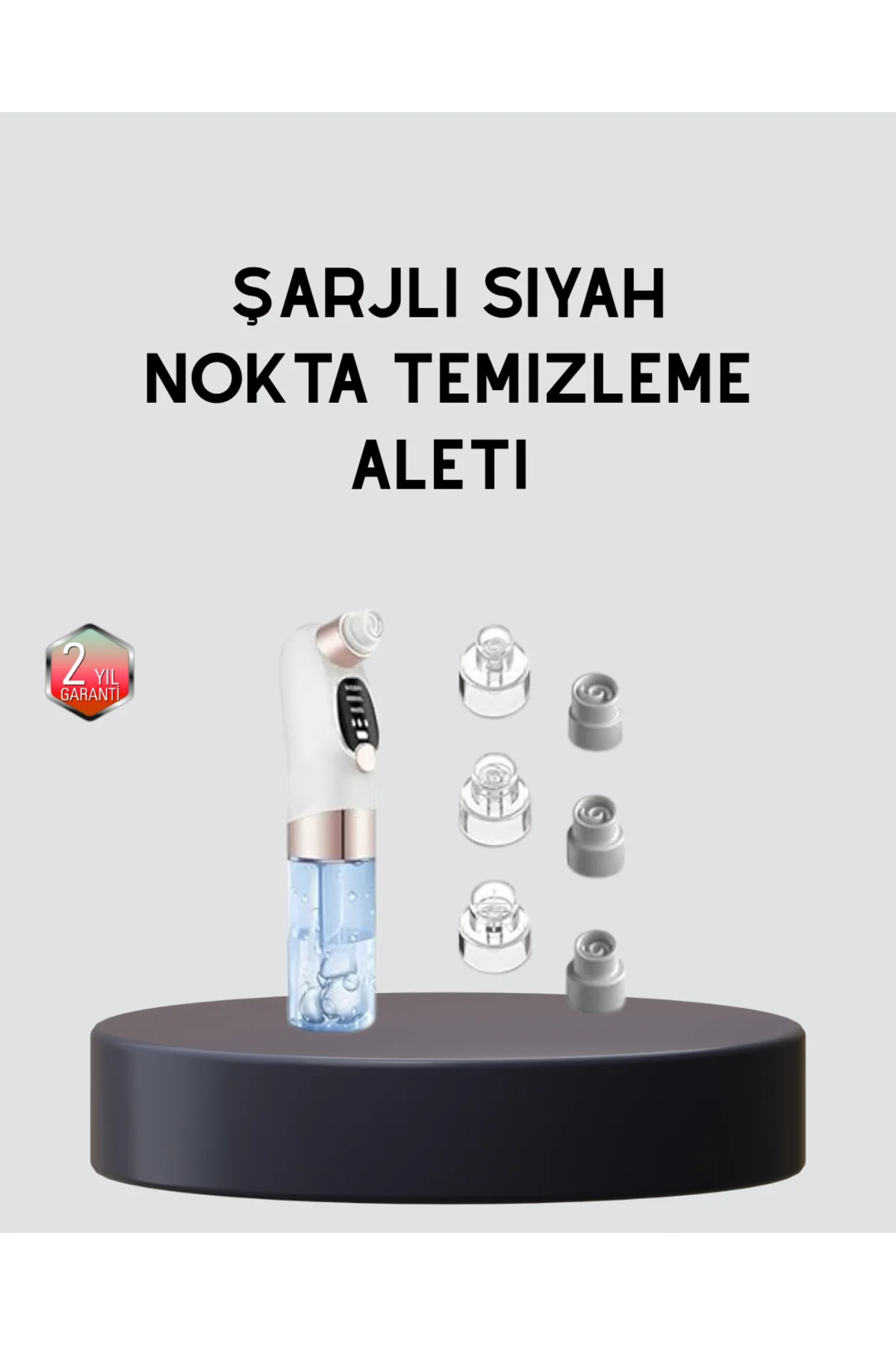 3 Kademeli Vakumlu Gözenek Temizleme Cihazı – Cilt Yenileyici Mas