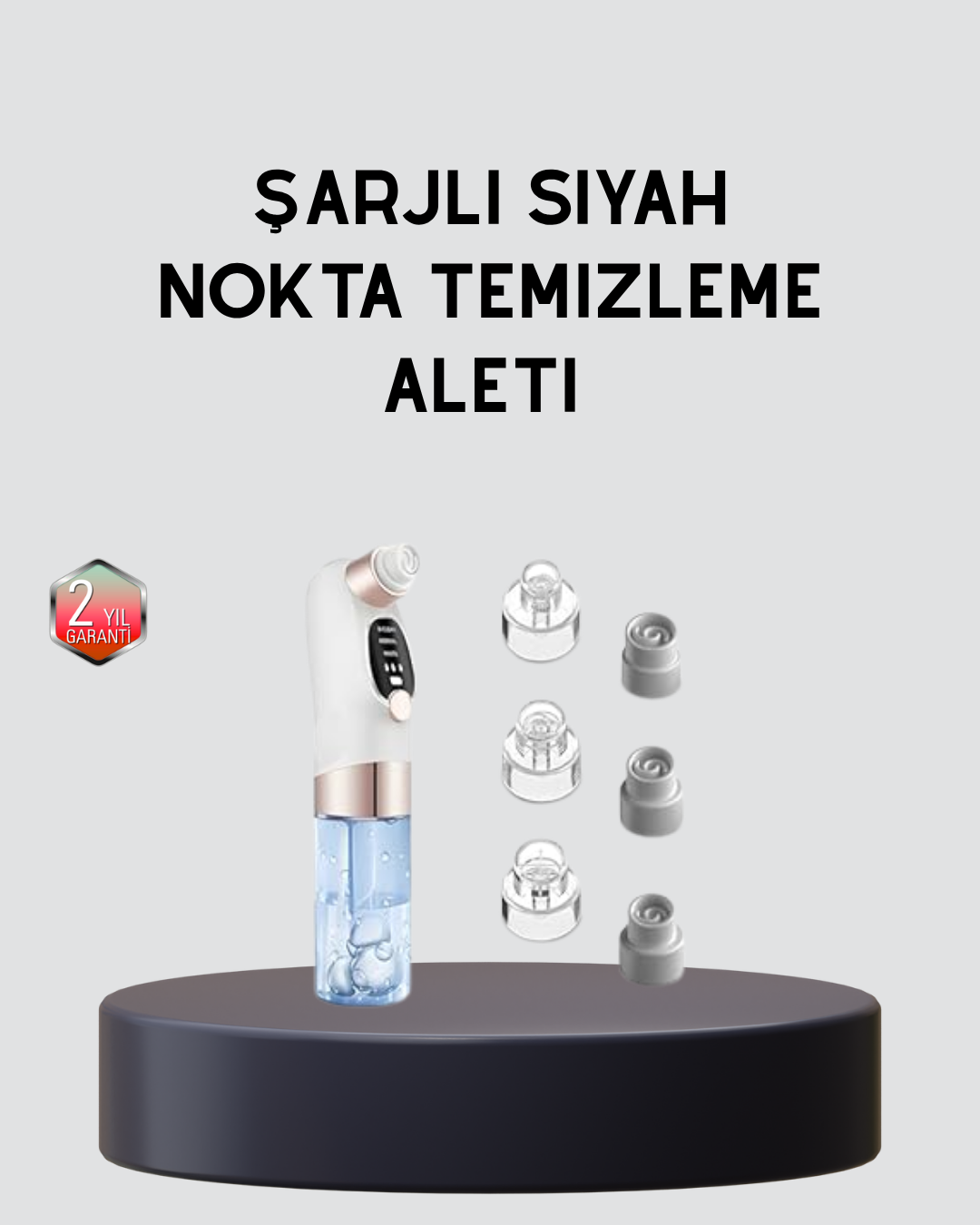 3 Kademeli Vakumlu Gözenek Temizleme Cihazı – Cilt Yenileyici Mas