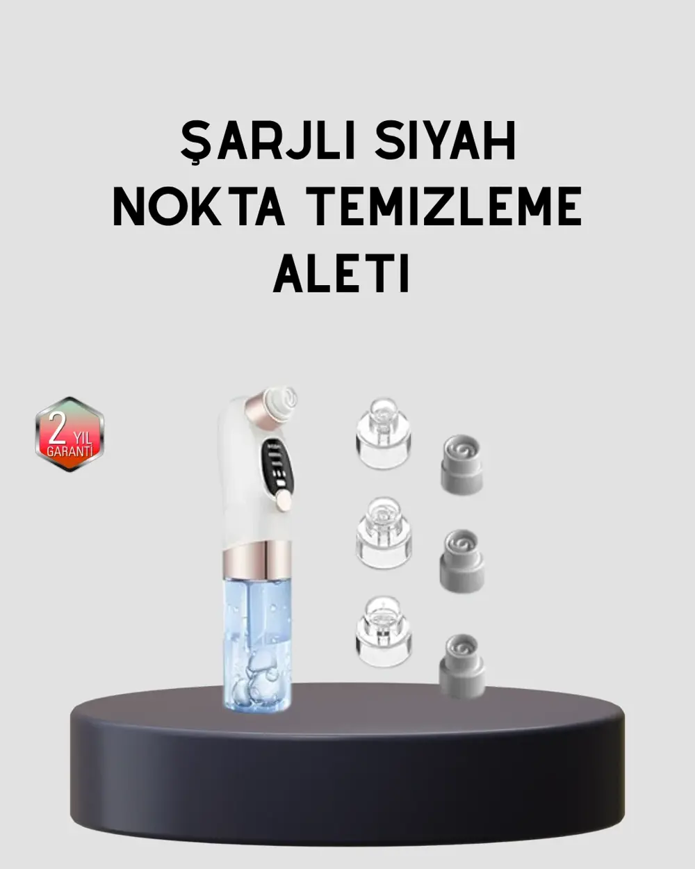 3 Kademeli Vakumlu Gözenek Temizleme Cihazı – Cilt Yenileyici Mas