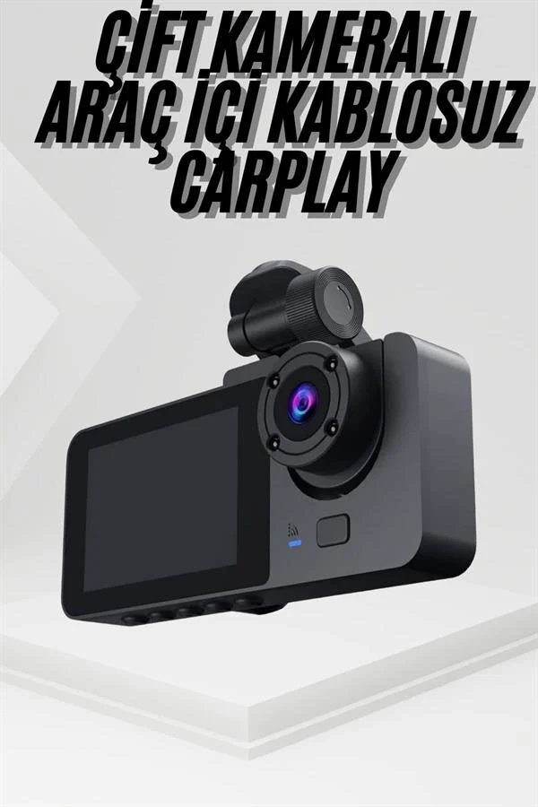 3 Kameralı 2 İnç 1080P Araç İçi Kamera Sürüş Kamerası CarPlay Fiyatı, Yorumları ve Özellikleri
