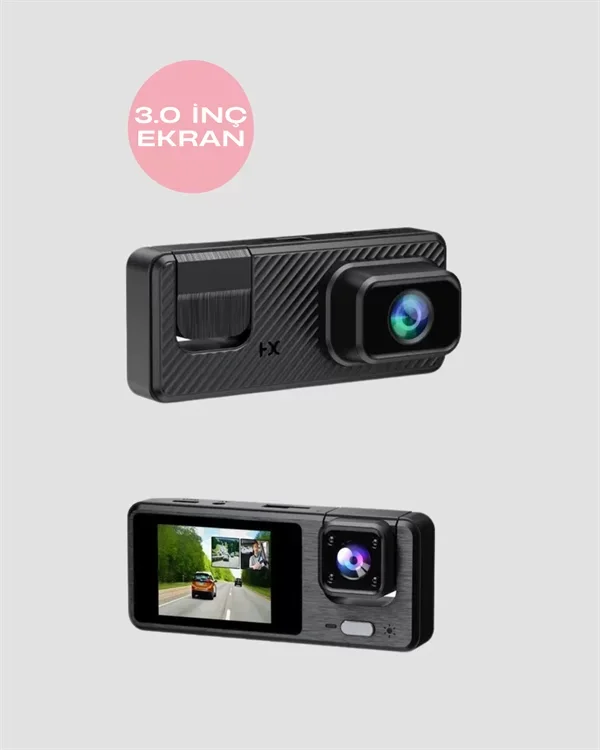 3 Kameralı DVR Araç Kamerası - Yeni Nesil Tam Kapsama ve 1080P Güvenlik Sistemi