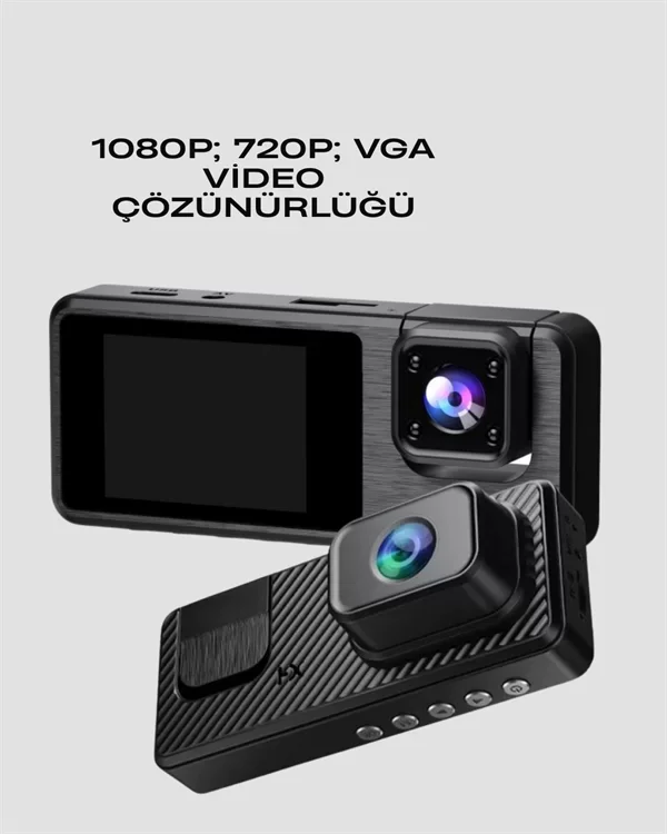 3 Kameralı DVR Araç Kamerası - Yeni Nesil Tam Kapsama ve 1080P Güvenlik Sistemi