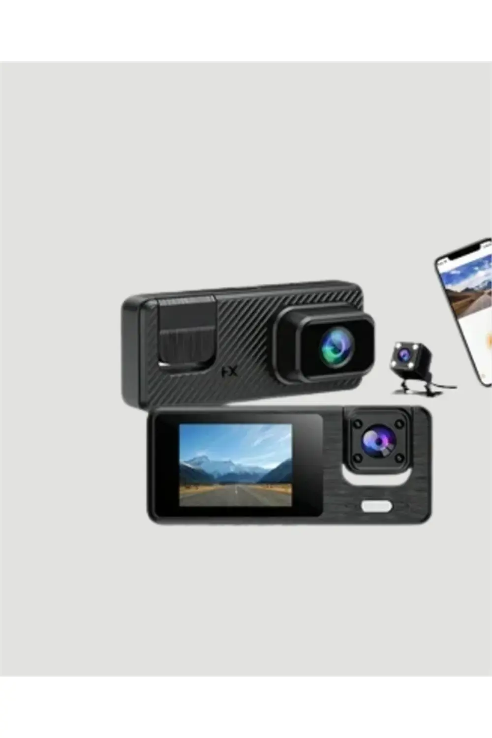 3 Kameralı DVR Araç Kamerası – Tam Güvenlik, Tam Kapsama