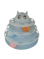 İhtiyaçavm 3 Katlı Kedi Oyuncağı Kedi Başlıklı Kedi Oyuncak