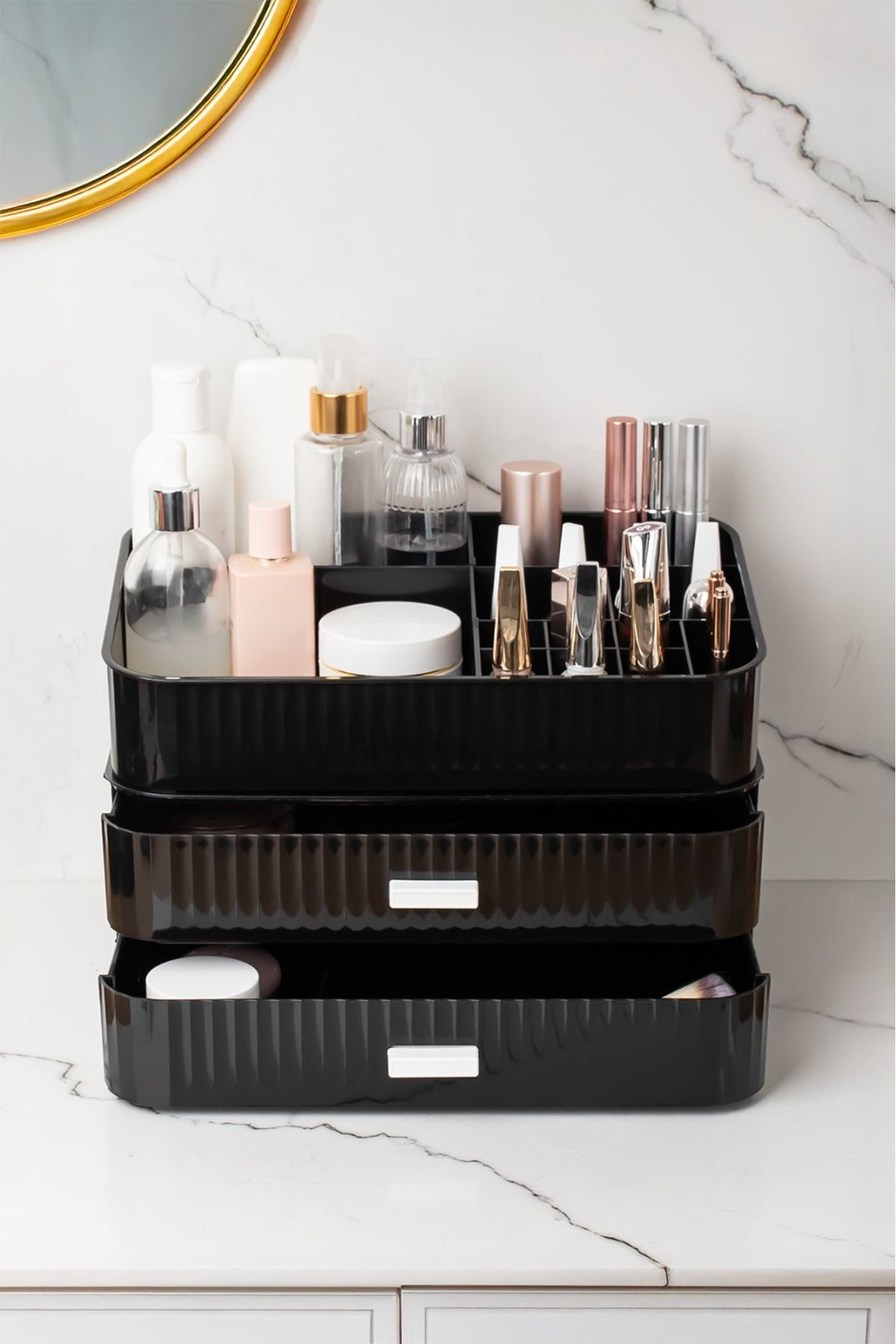 Ferah Plastik 3 Katlı Makyaj Ve Takı Organizer