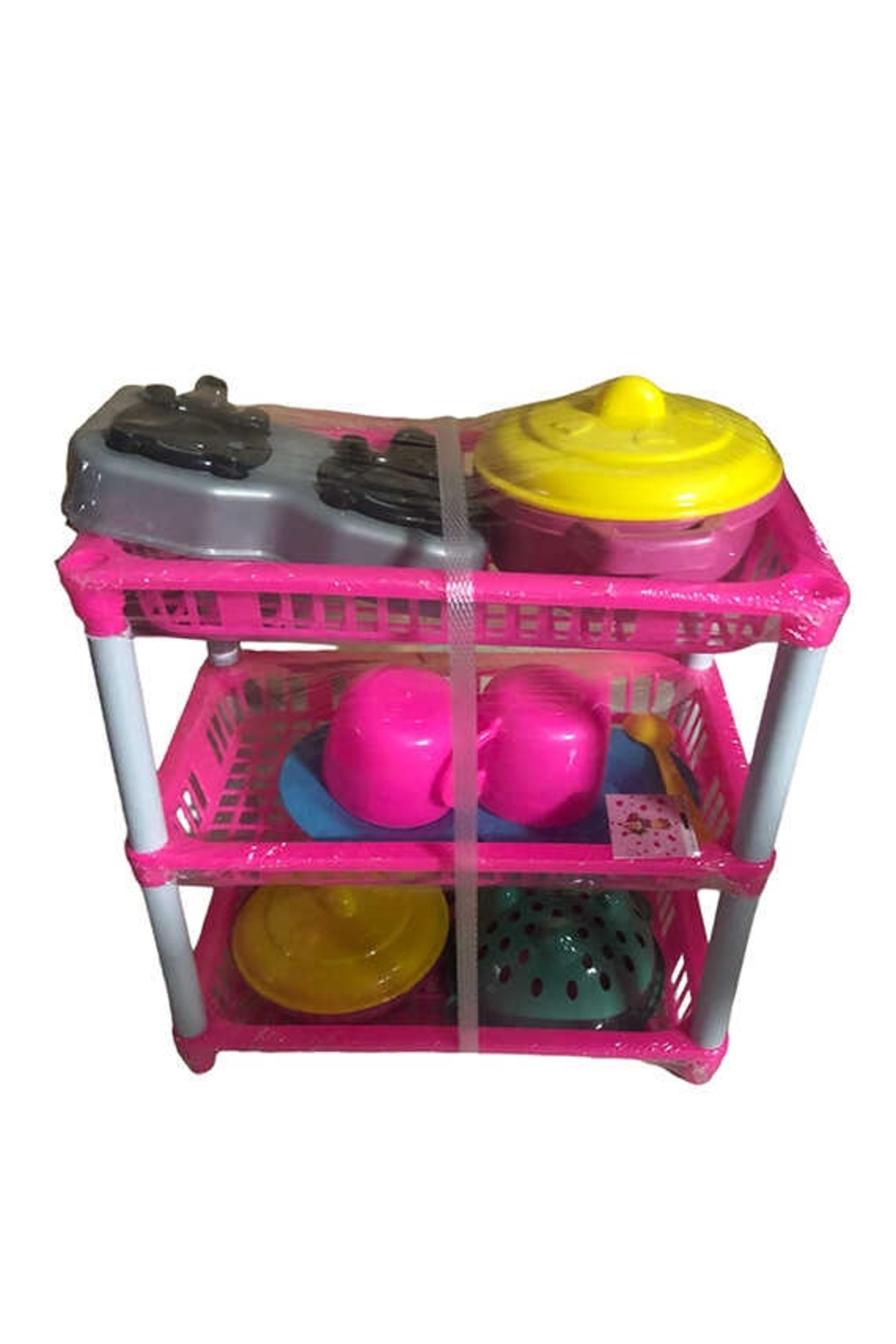 Alisverisdevi 3 Katli Mutfak Sepeti