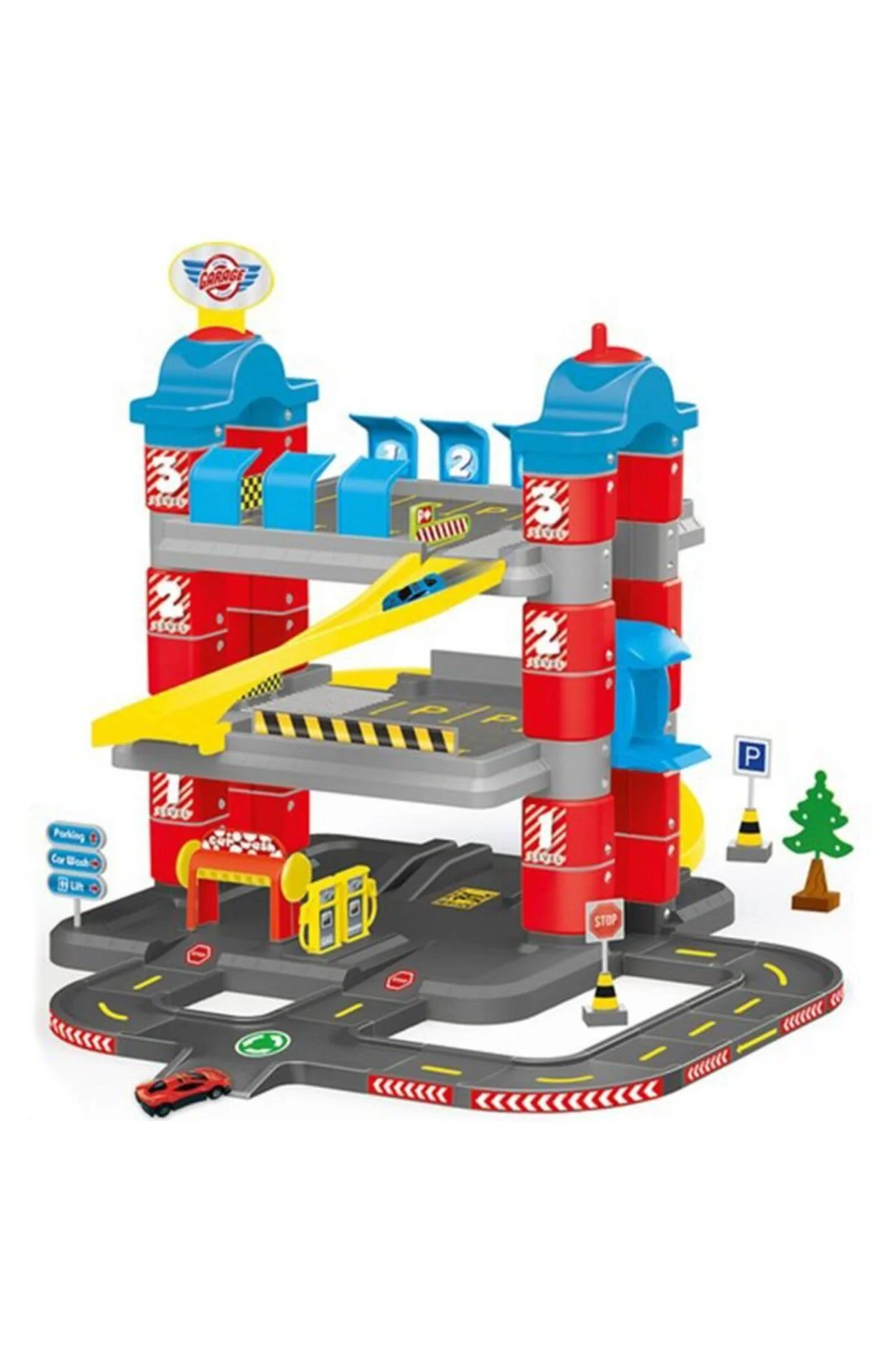 3 Katlı Otopark Oyun Seti
