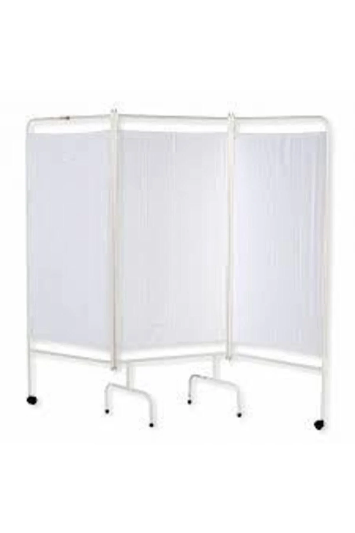 3 Katlı Paravan Metal Paravan Katlanabilir Muayene Masası Paravan