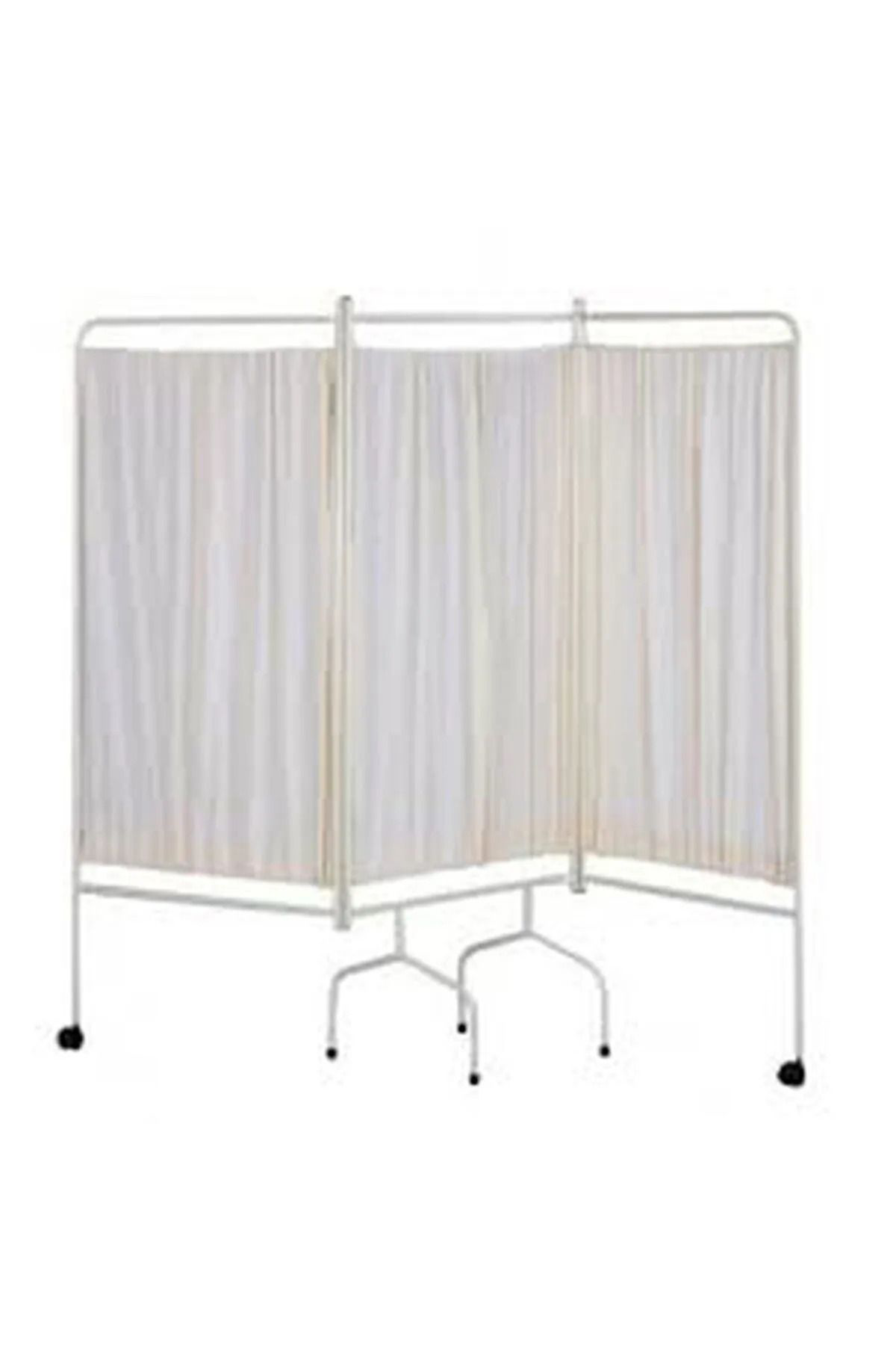 Ymlmed 3 Katli Paravan Metal Paravan Katlanabilir Muayene Masasi Paravan