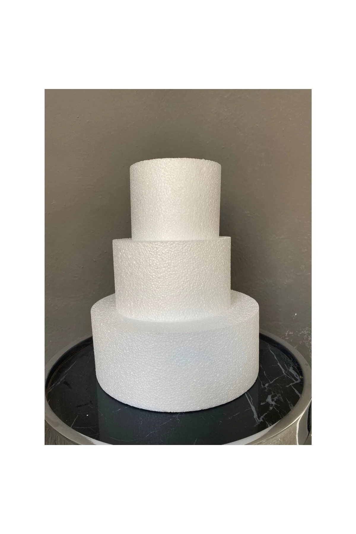 3 Katlı Strafor Maket Pasta - 20x10 cm 15x10 cm 10x10 cm