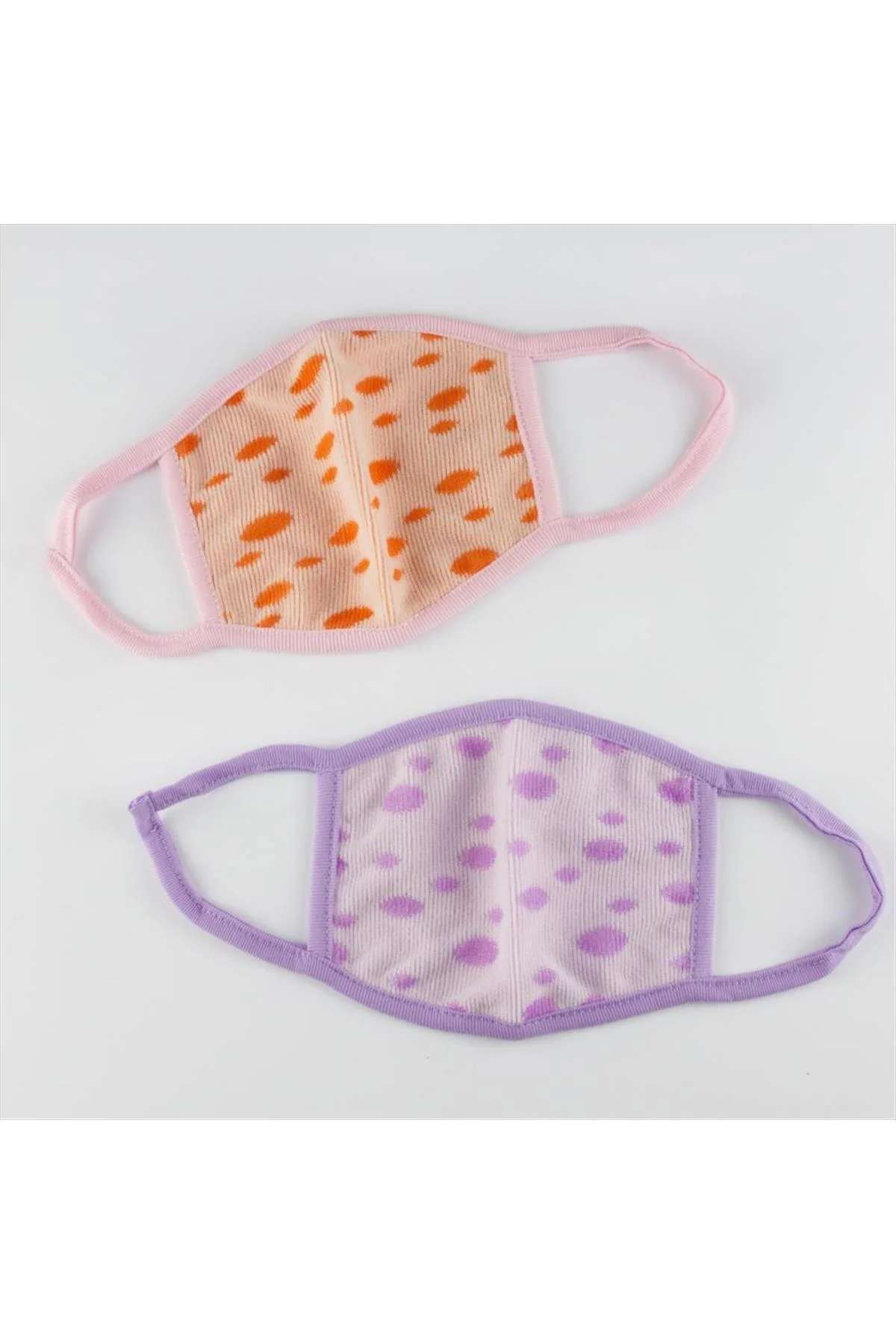 3 Katlı Yıkanabilir Benekli Desen Genç Maskesi