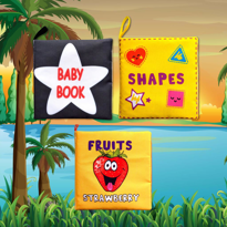 Ada Detox 3 Kitap Tox İngilizce Şekiller, Meyveler Ve Siyah-Beyaz Bebek Kum Ada Detox 3 Kitap Tox İngilizce Şekiller, Meyveler Ve Siyah-Beyaz Bebek Kum