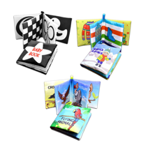 Ada Detox 3 Kitap Tox İngilizce Siyah-Beyaz Bebek , Kışlık Giysiler Ve Uçan